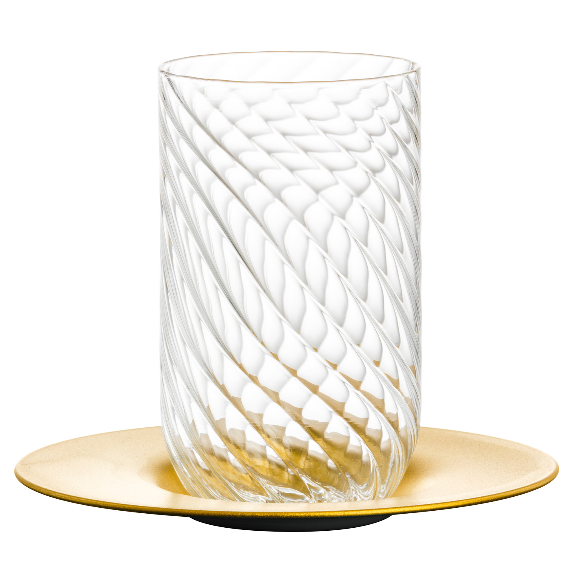 Latte Macchiato Set gold TWIST