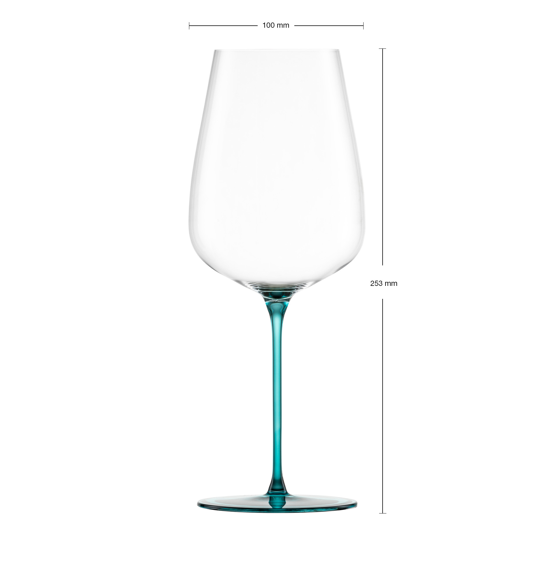 Allround wine glasses powerful & rich aqua INSPIRE SENSISPLUS