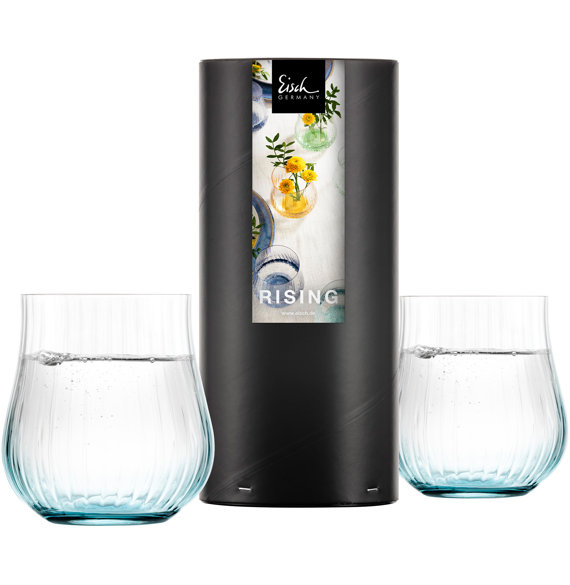 2er Set Allroundbecher aqua RISING