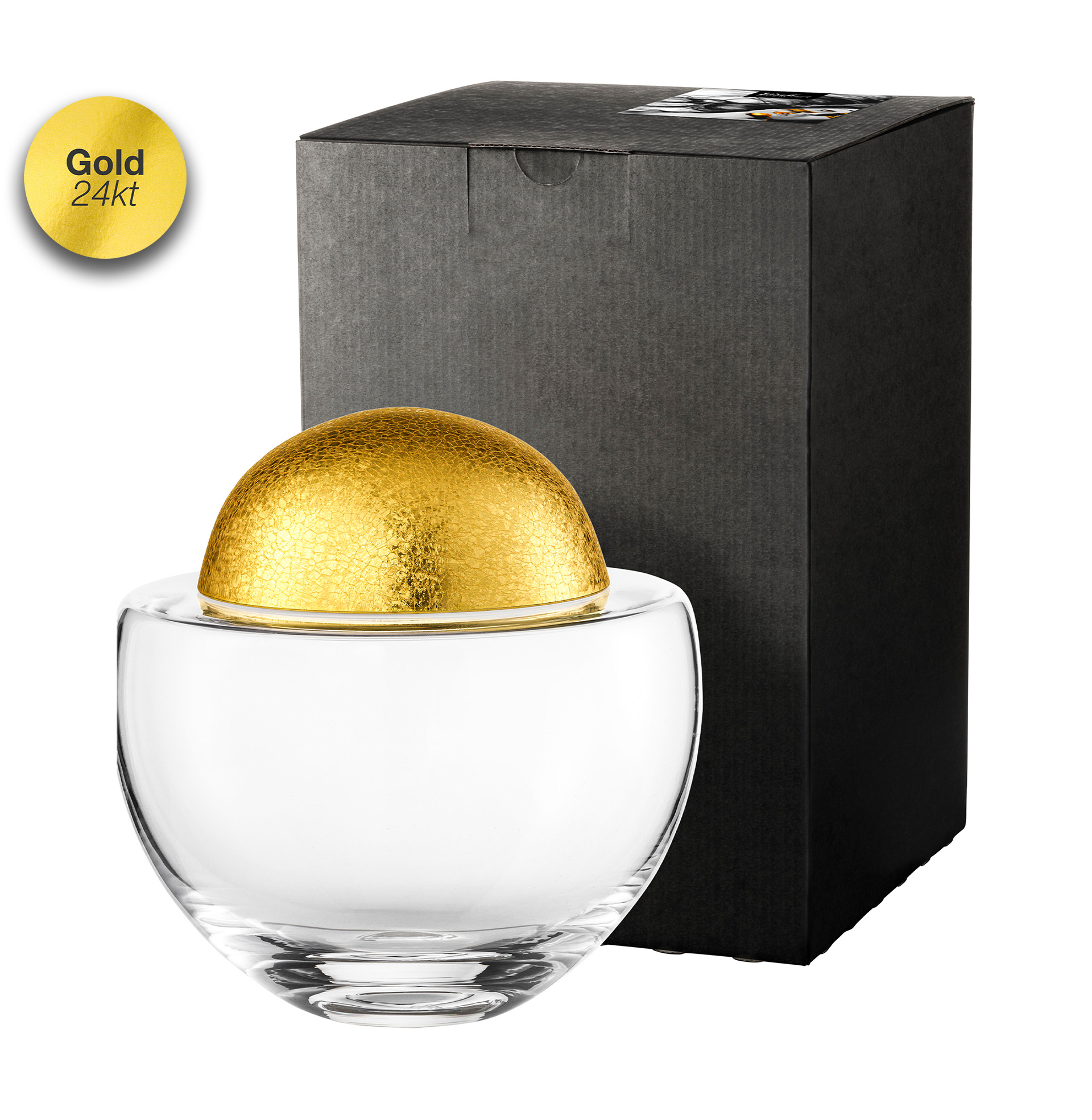 Candy box gold Ø 171 mm GOLDRUSH