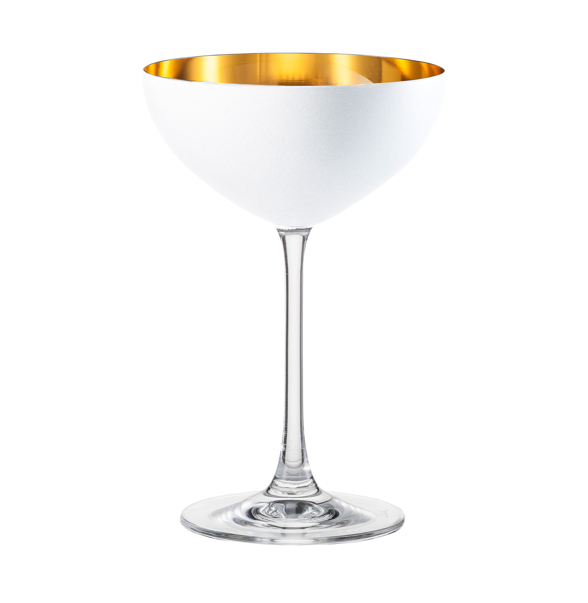 2er Set Dessertschalen weiß/gold COSMO