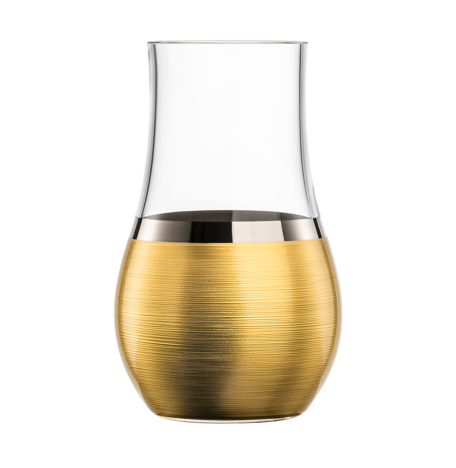 Storm light/vase gold/platinum Ø 102 mm HAPTICS