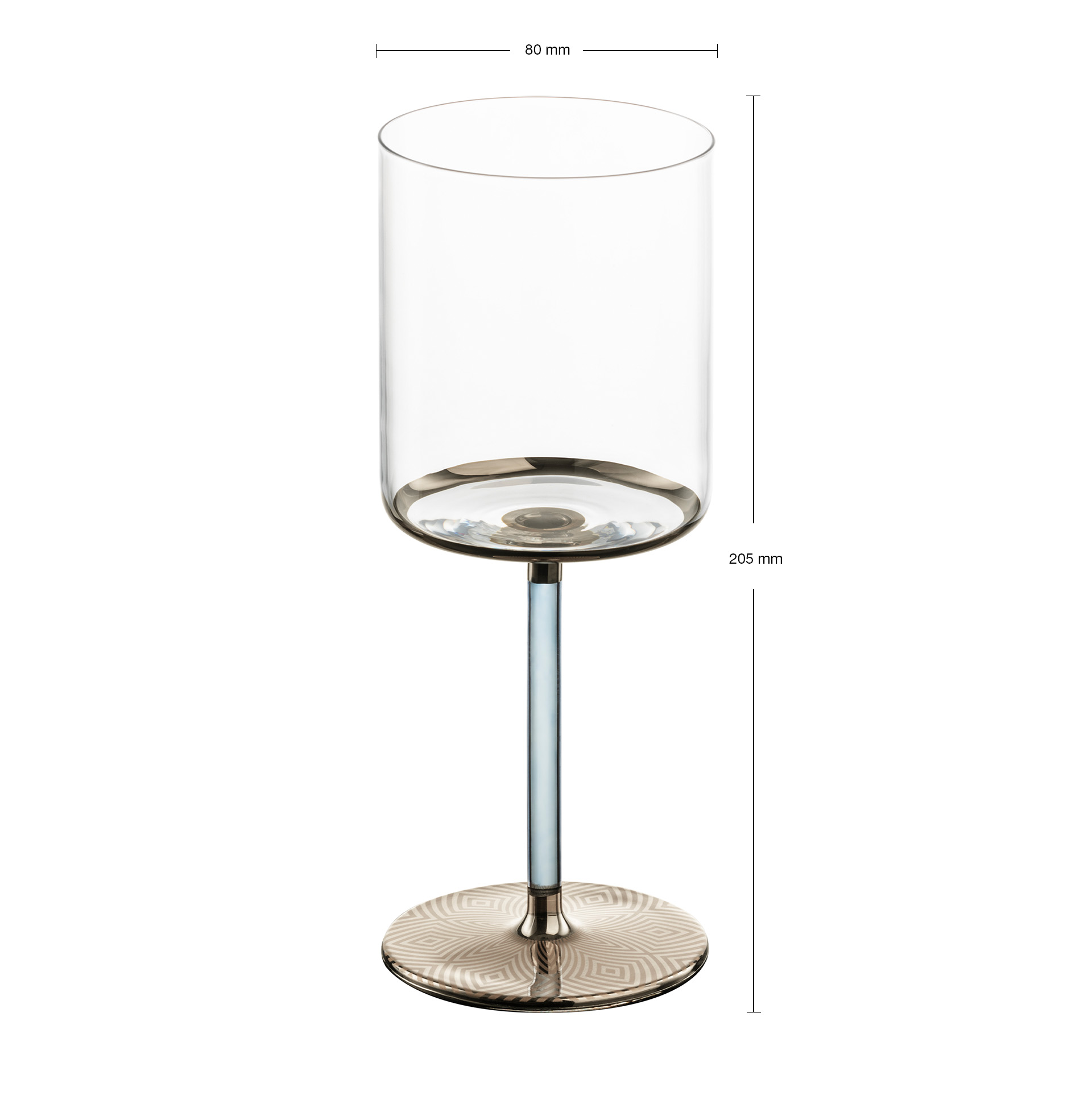 Weißweingläser platin ADELINE