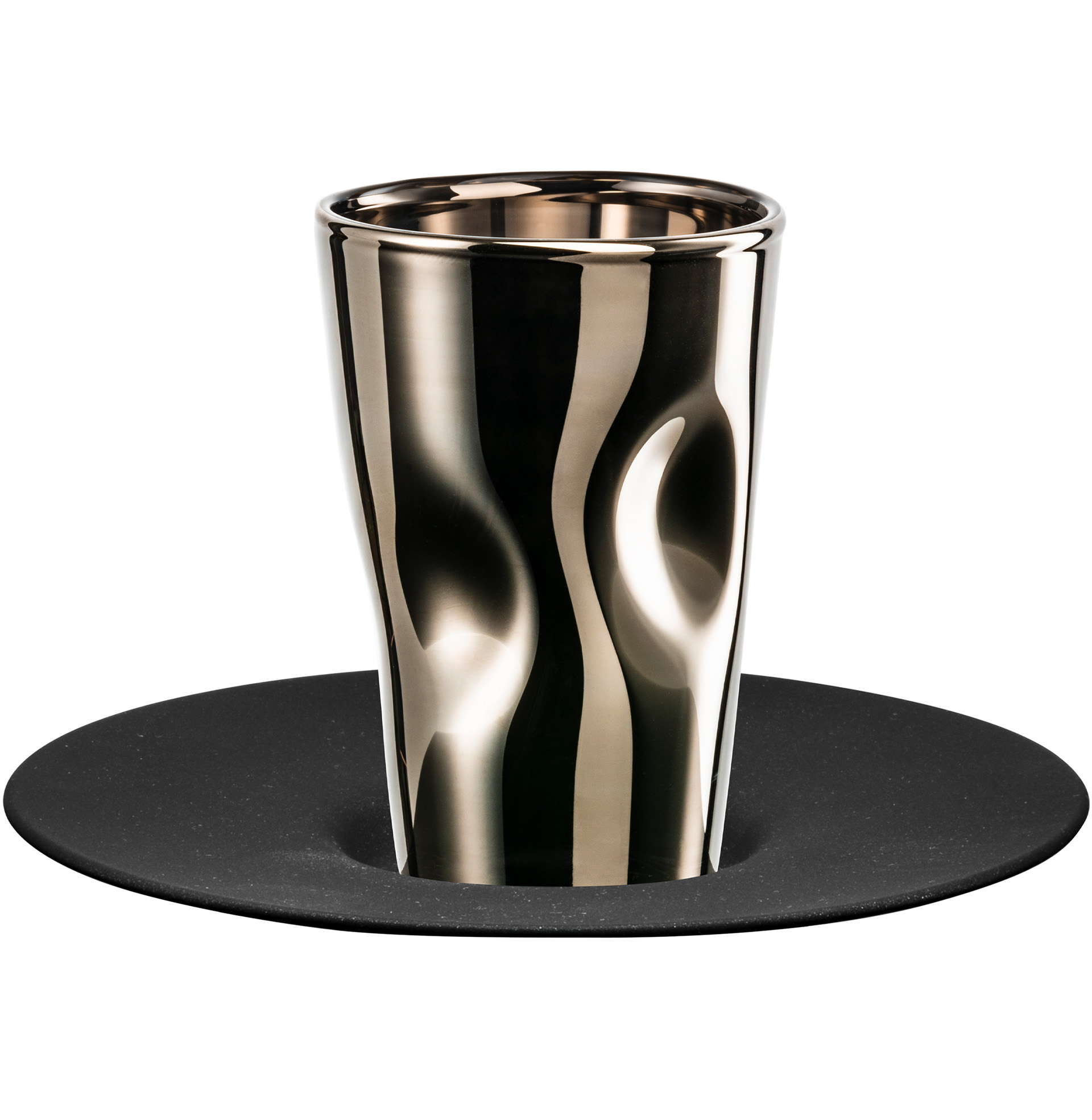 Espresso set platinum/black UNIK