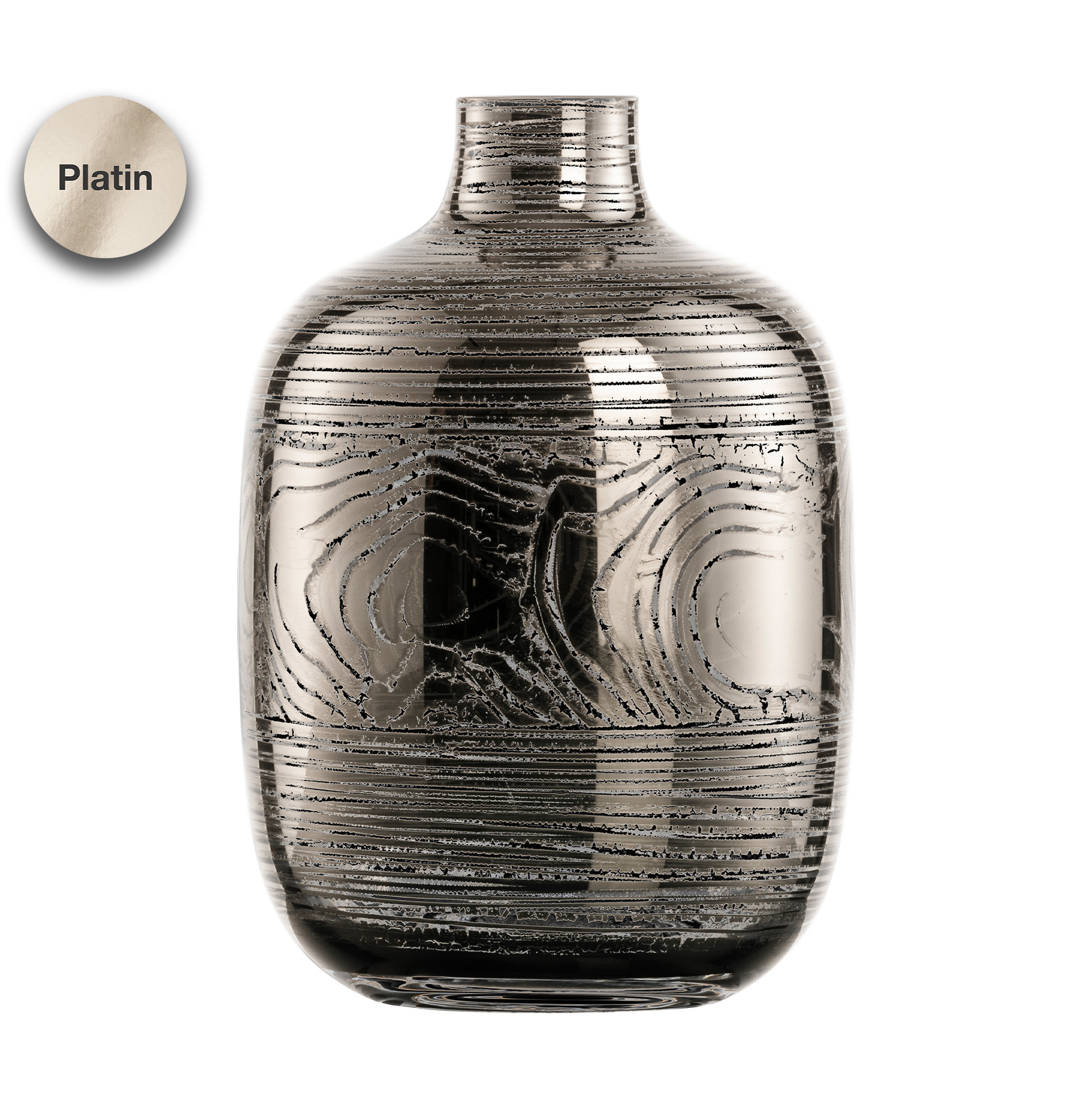 Vase platin 130mm GOLDLEAF