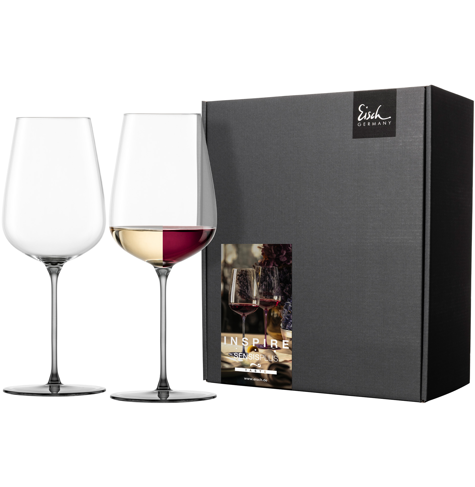 2er Set Allround Weingläser fruchtig & aromatisch grau INSPIRE SENSISPLUS