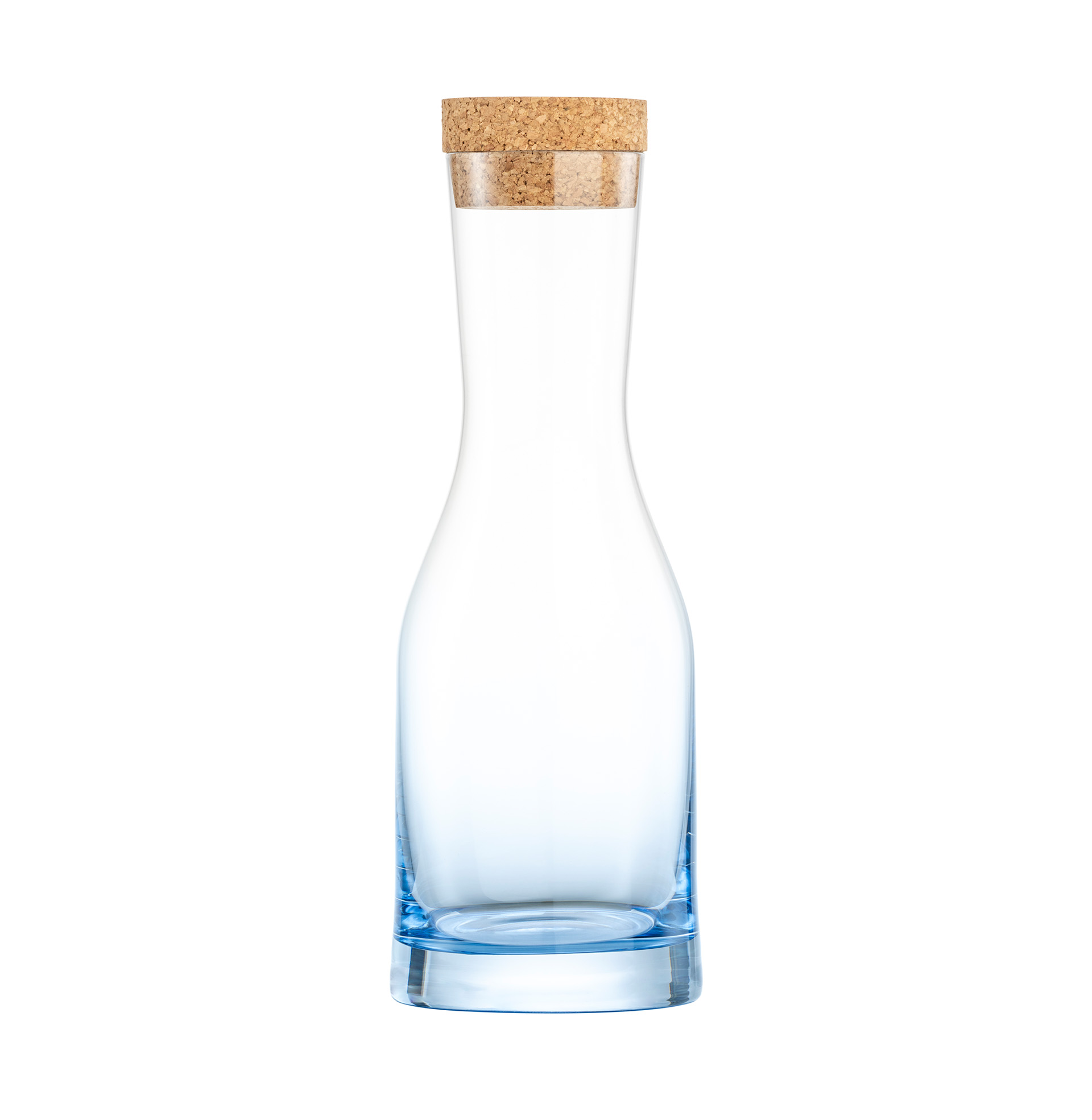 Carafe with cork stopper blue No Drop Effect 850 ml