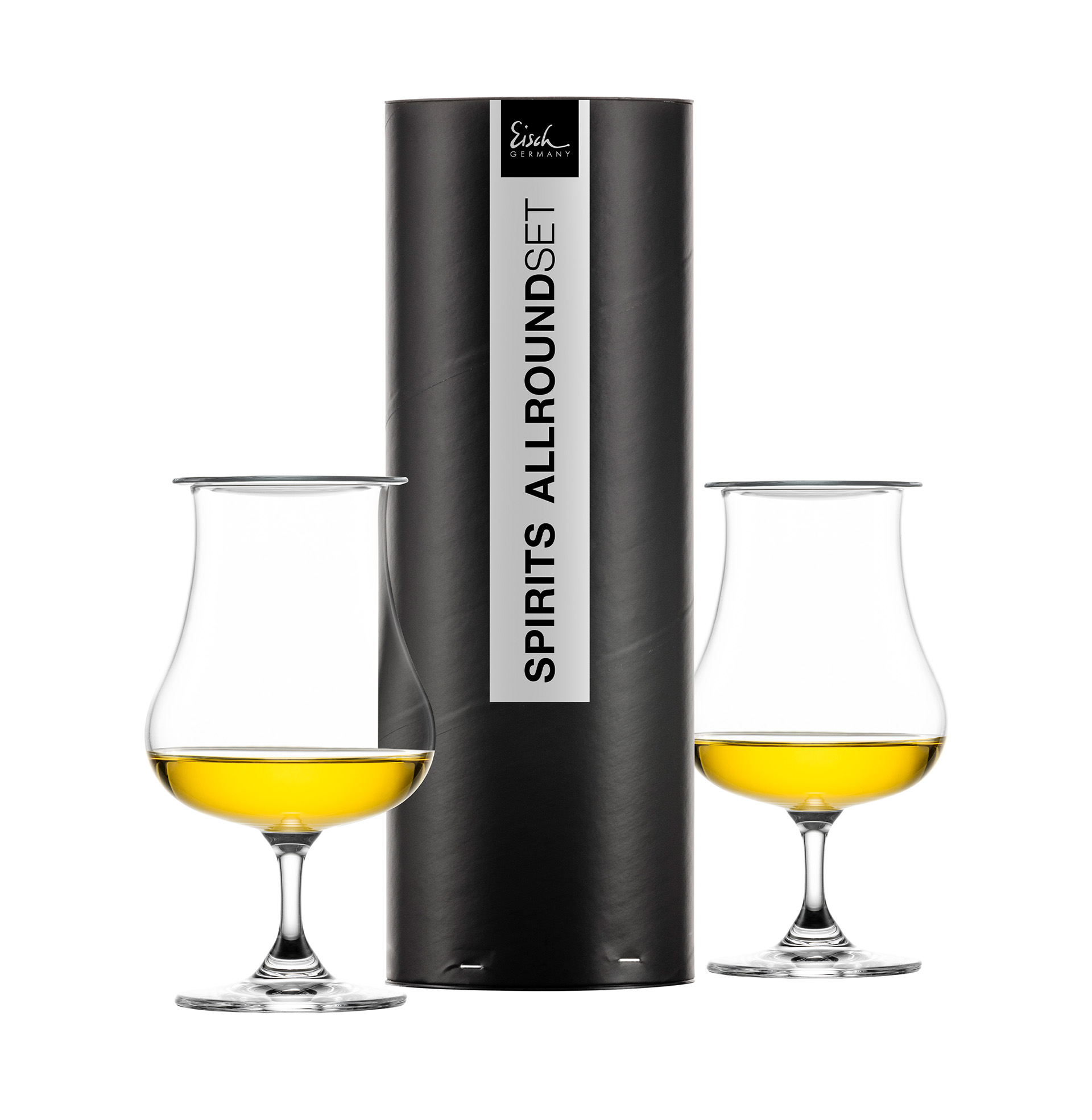 Set of 2 spirit glasses with aroma lids GENTLEMAN