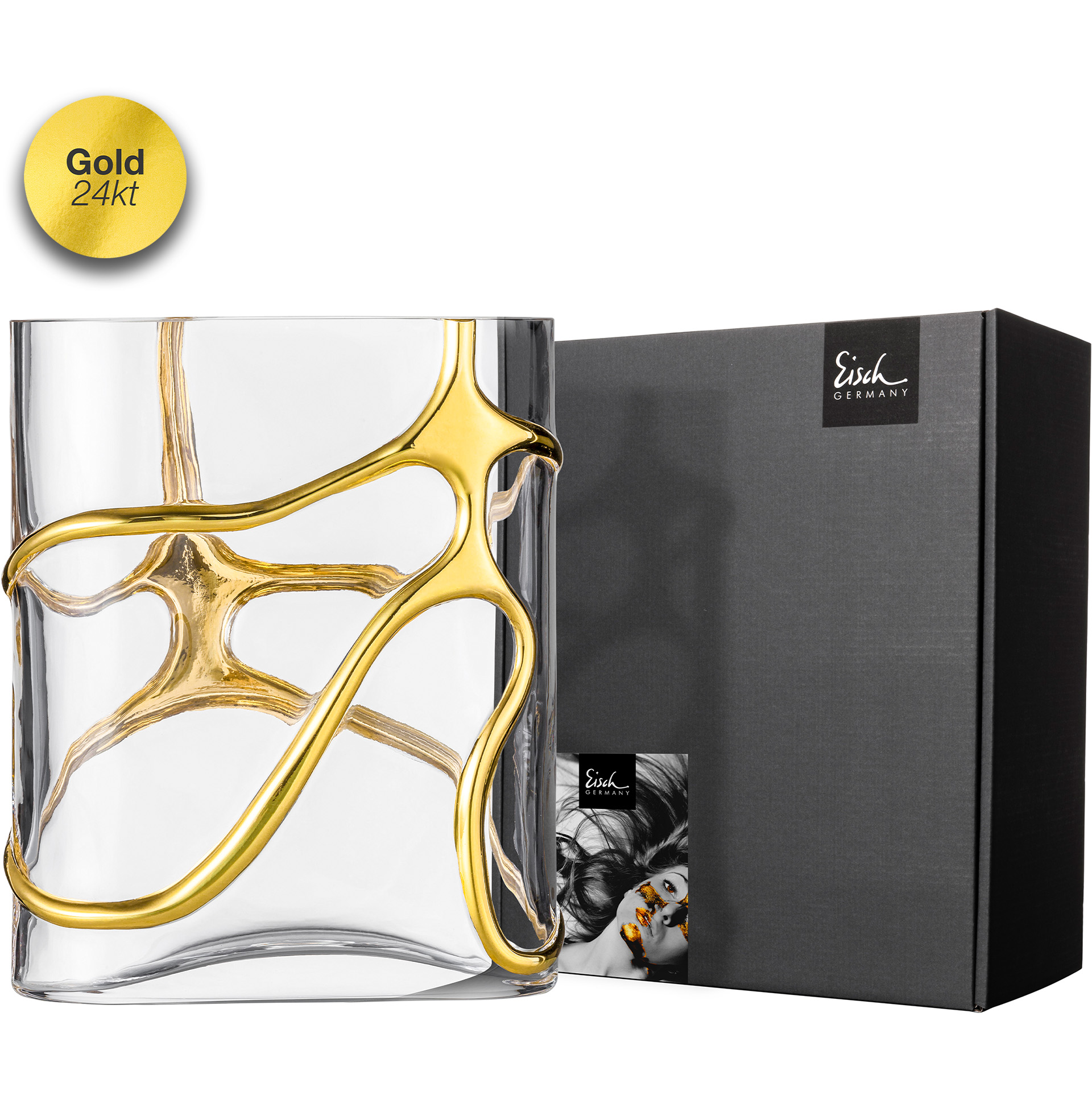 Vase gold 297 mm STARGATE