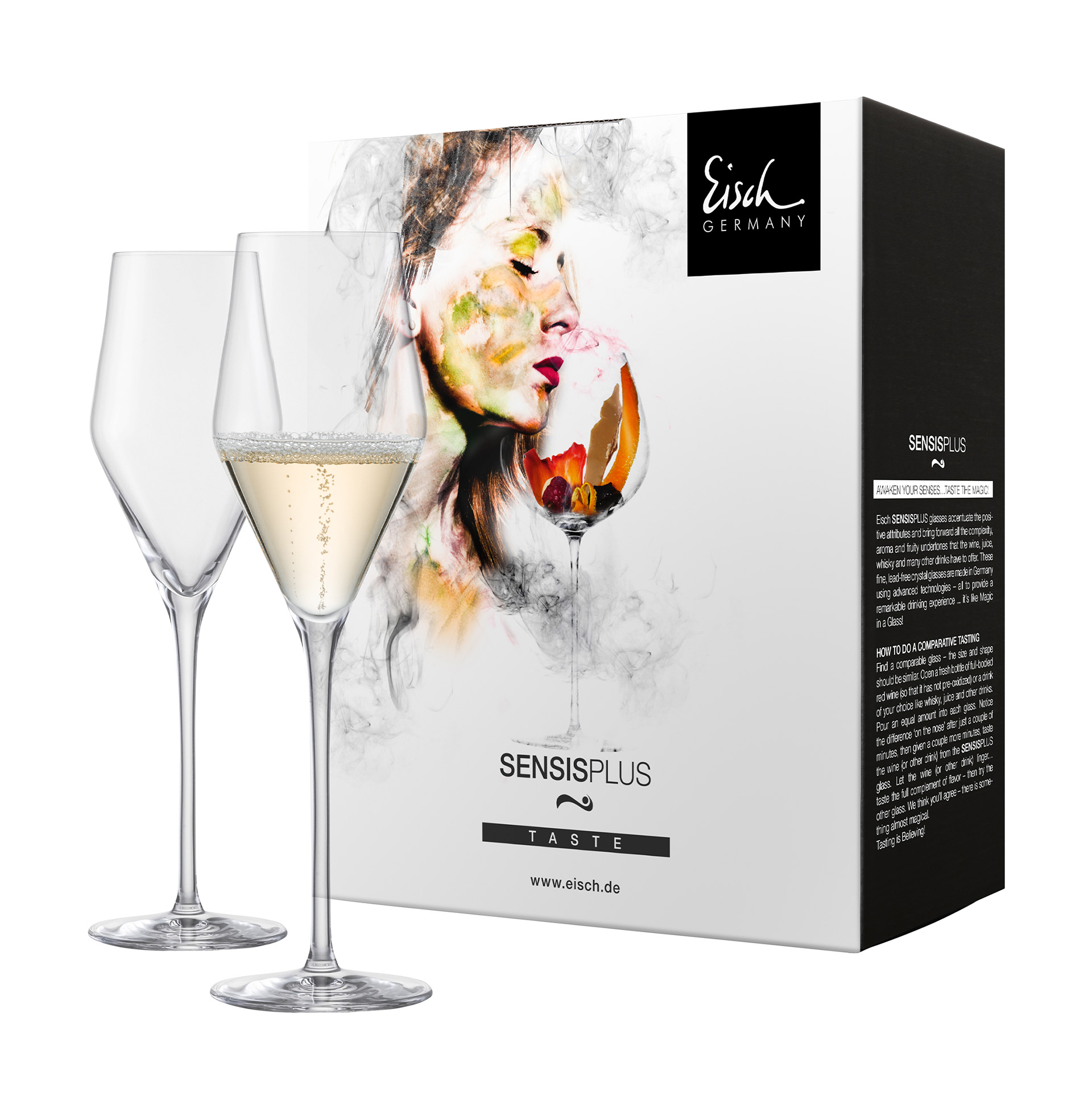 Set of 2 champagne glasses SKY SENSISPLUS