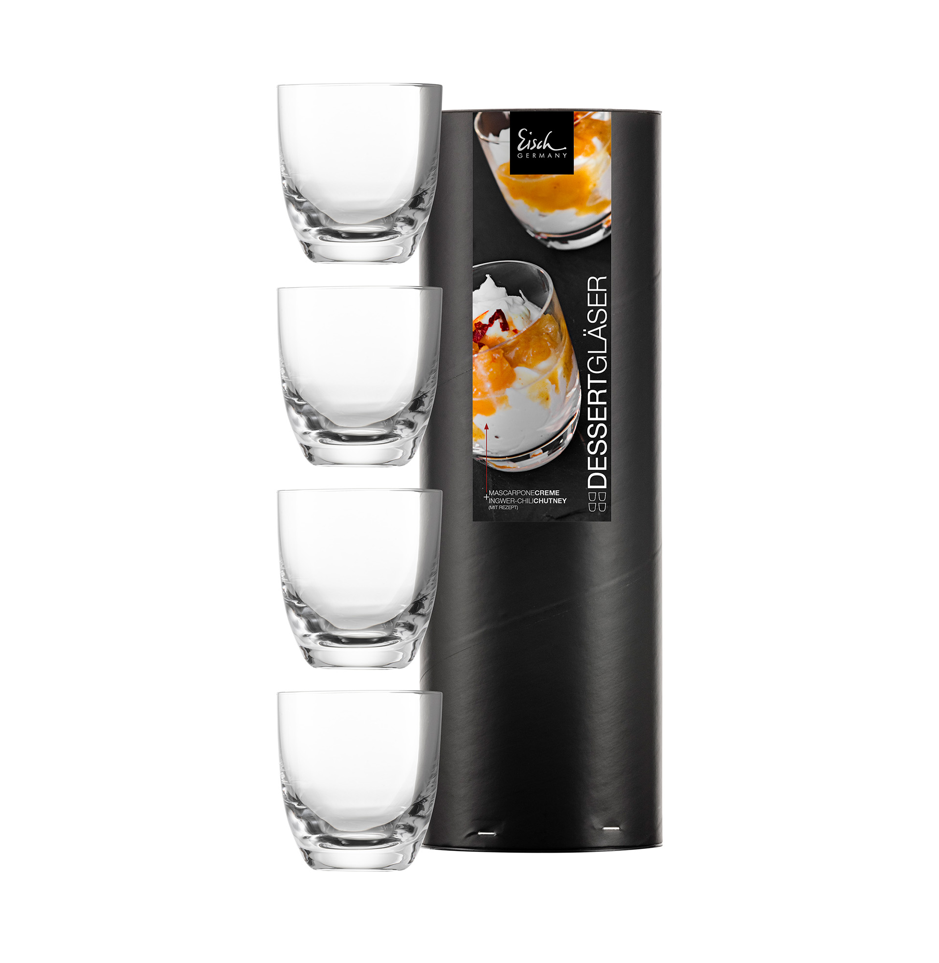 Set of 4 dessert glasses