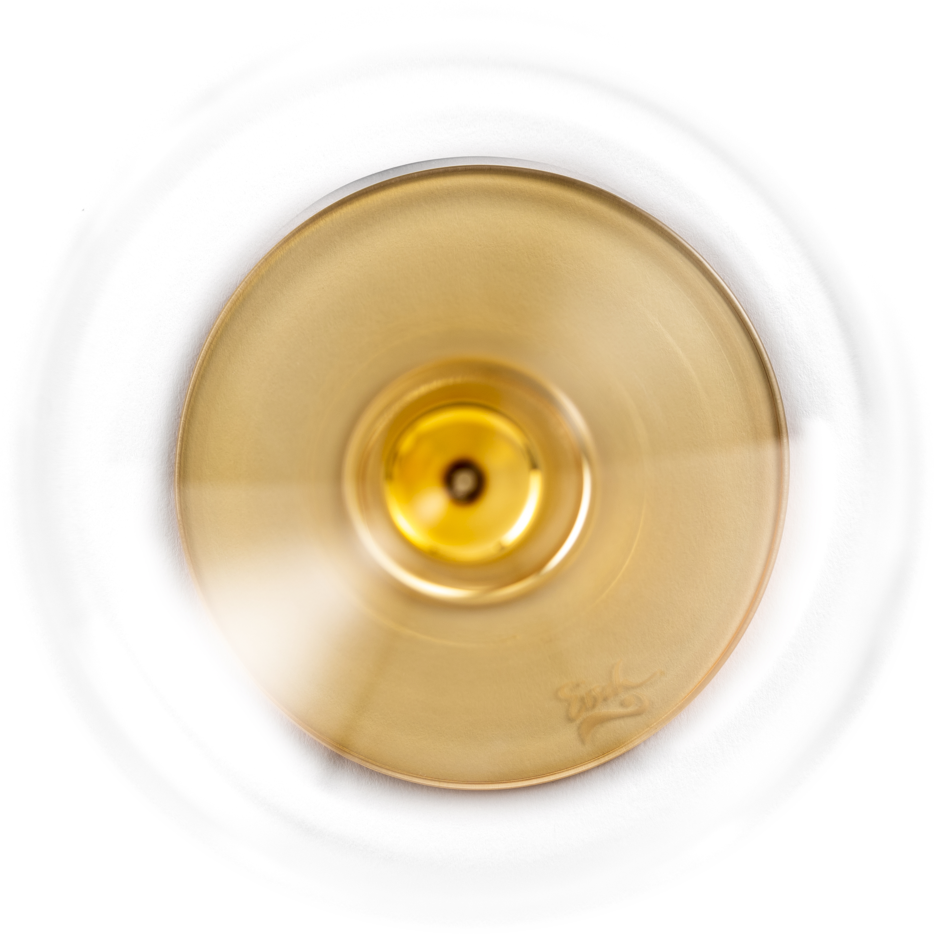 Top view of amber INSPIRE SENSISPLUS glass