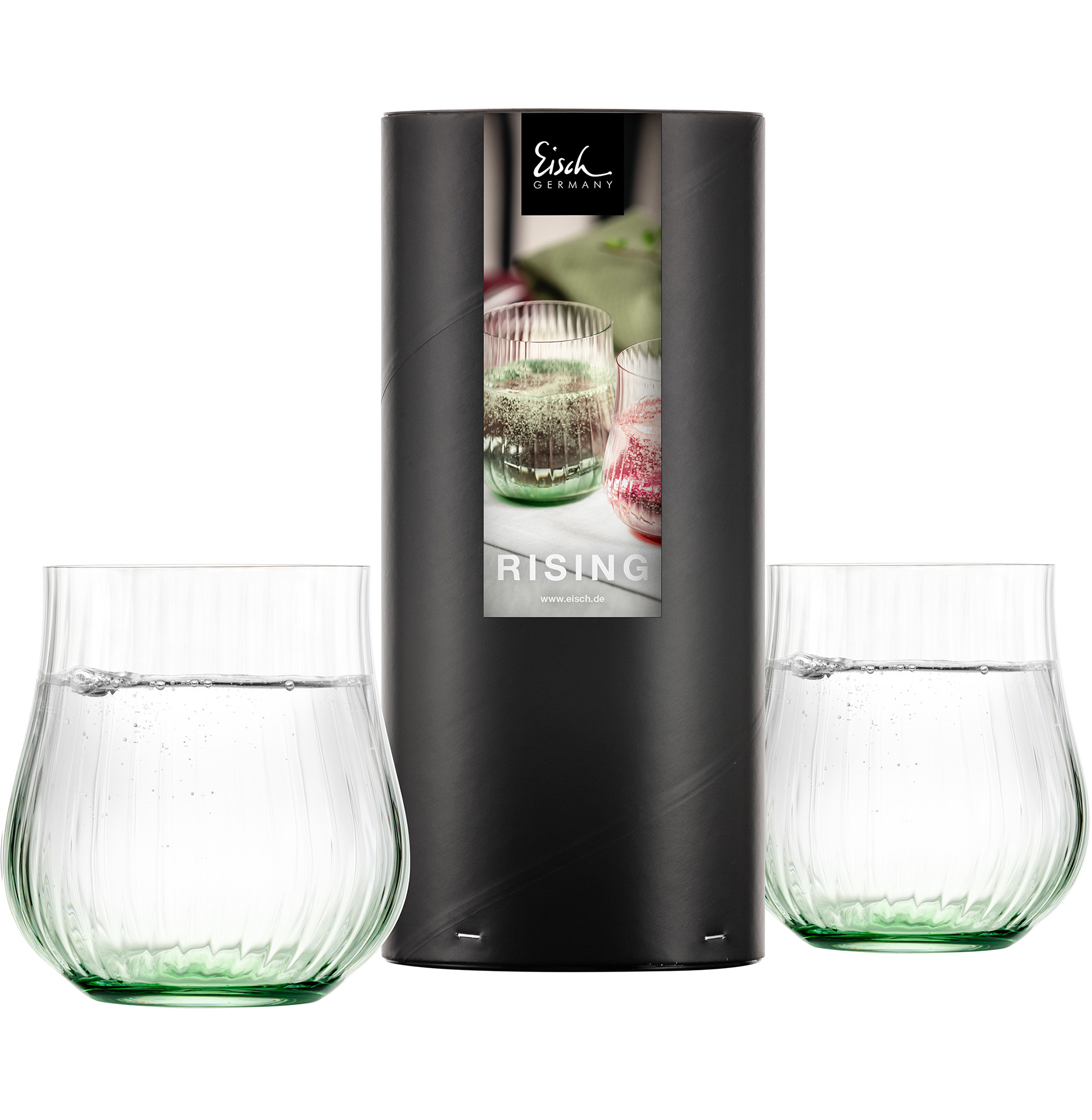 2er Set Allround Becher dunkelgrün RISING