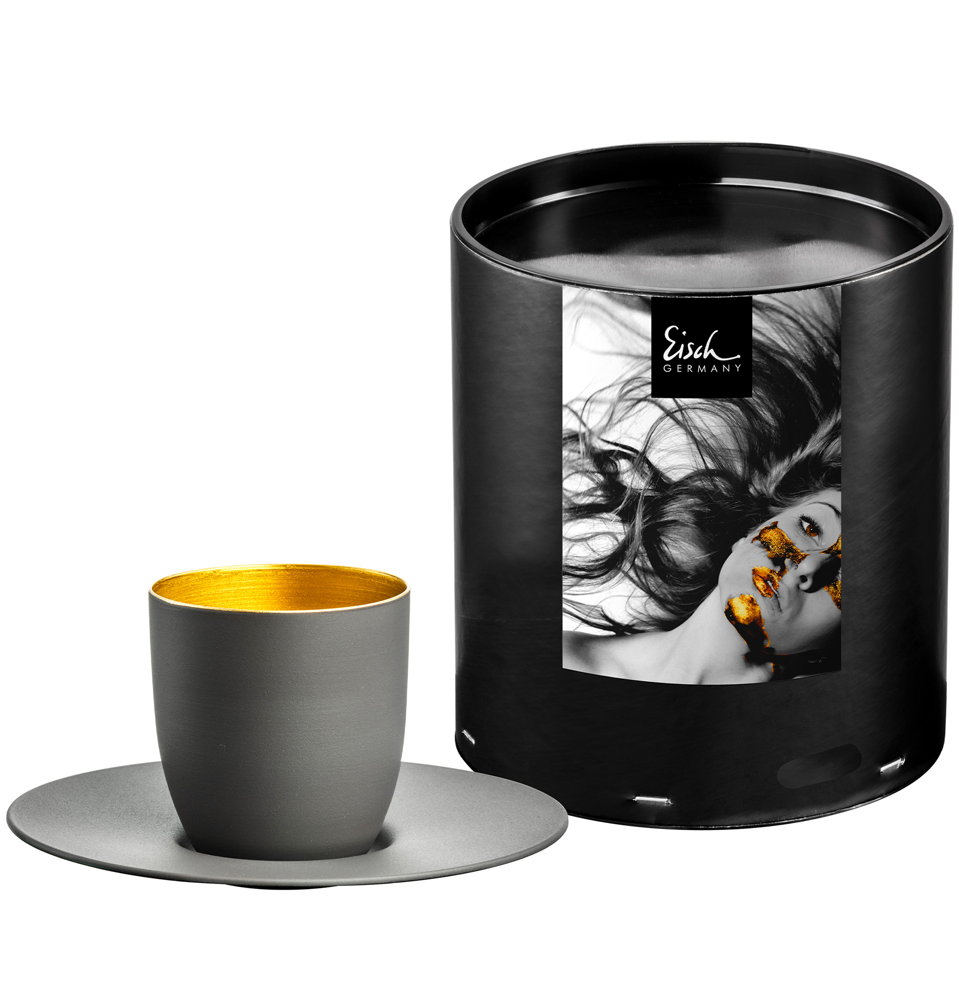 Espresso-Set mokka/gold COSMO COLLECT