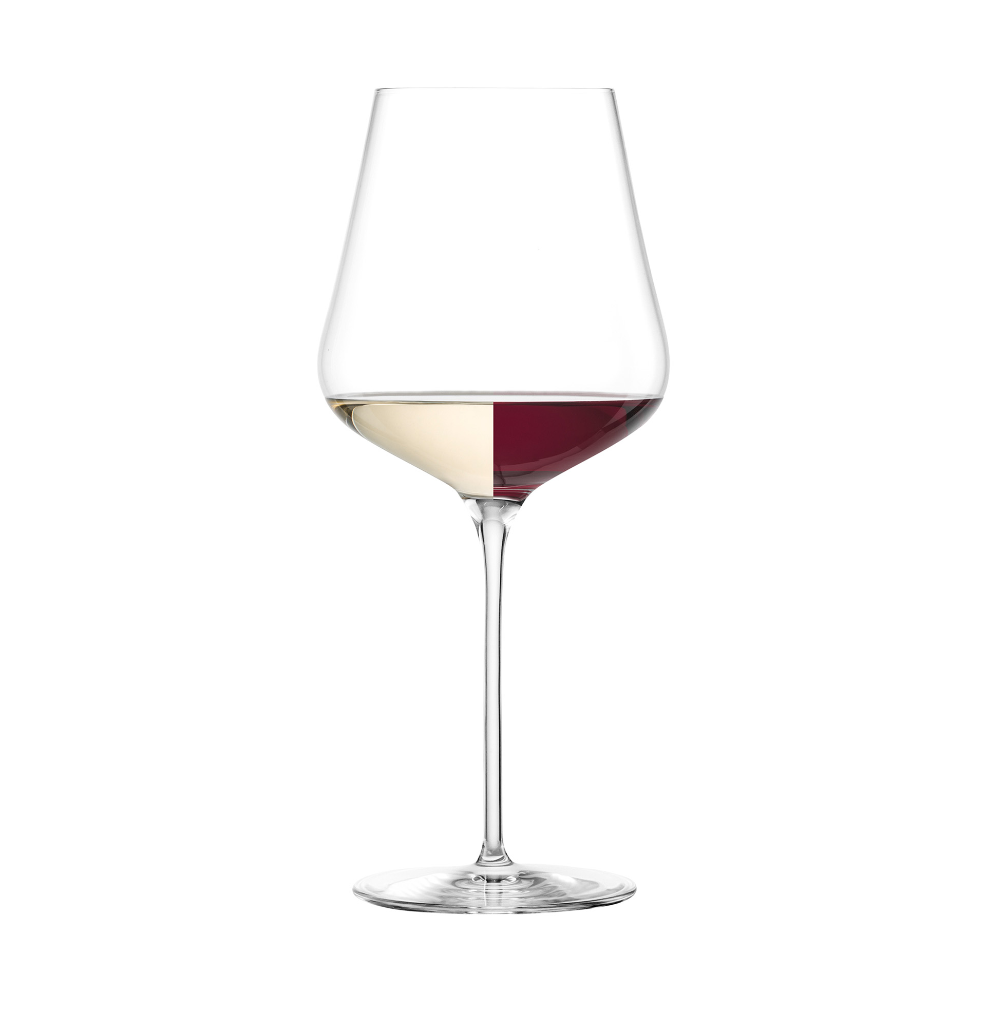 Set of 2 burgundy glasses SKY SENSISPLUS