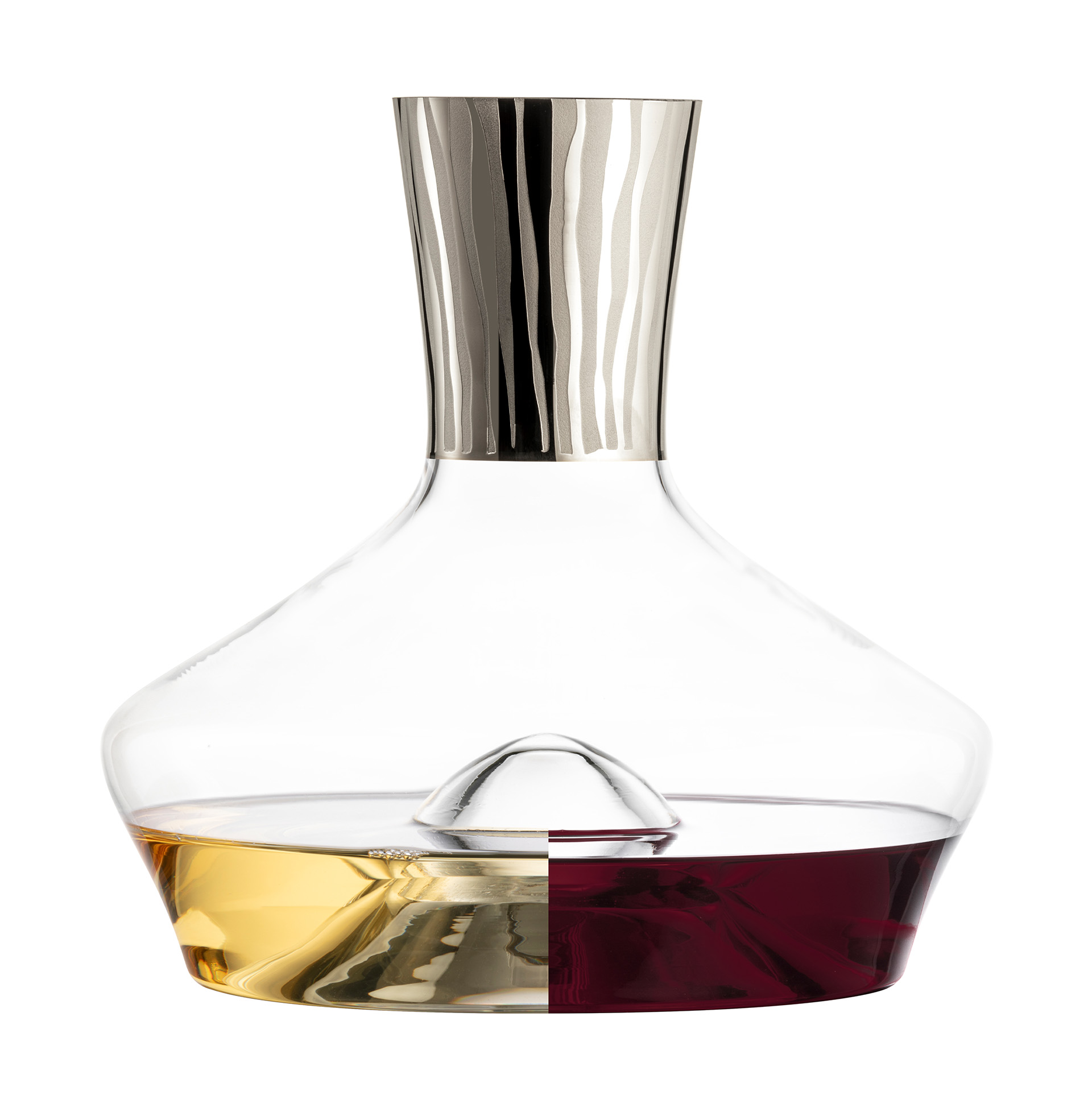 Dekantierkaraffe platin No Drop Effekt 1,5l ELIOR