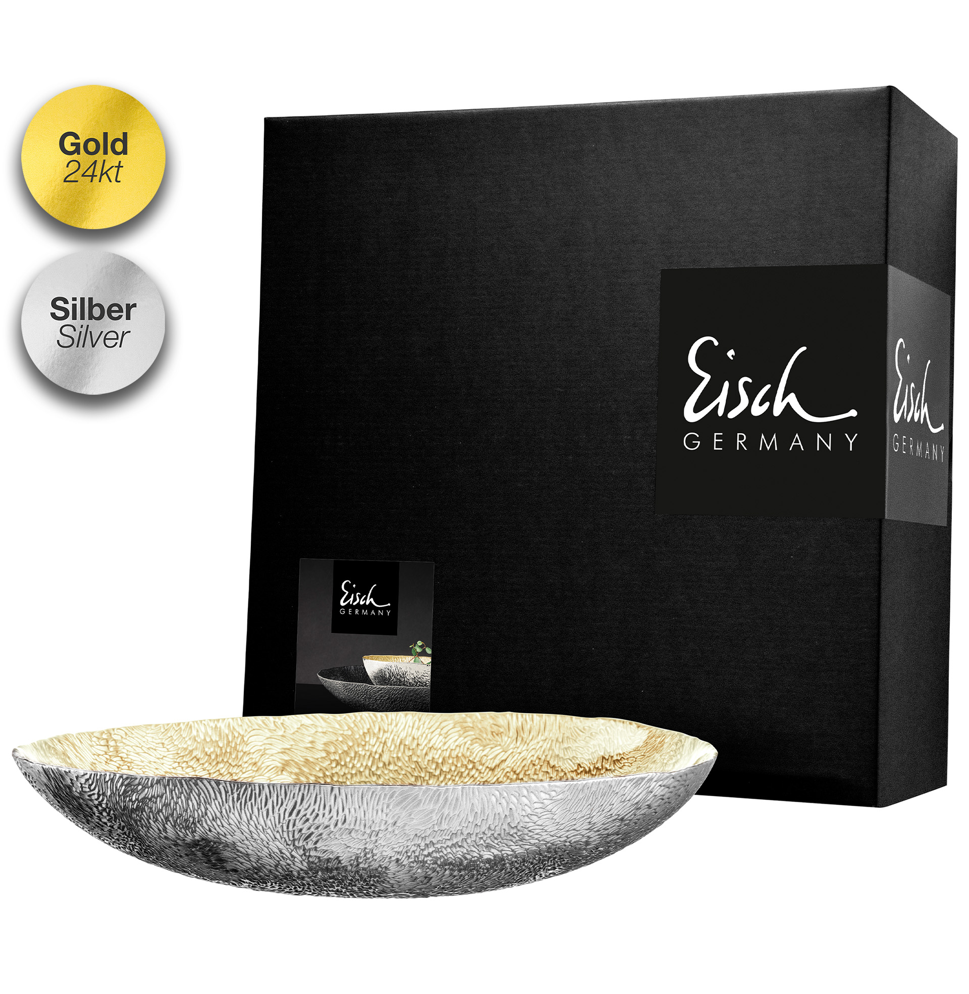 Bowl gold/silver Ø 300 mm SEN