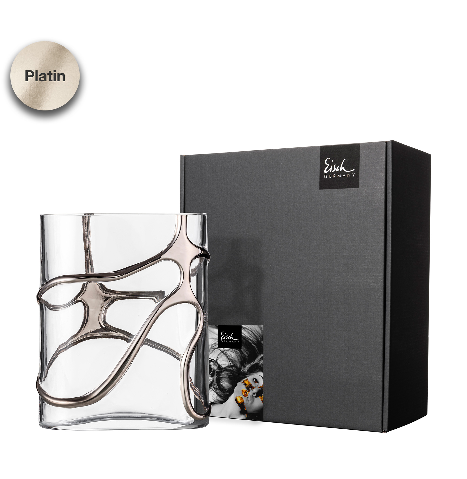 Vase platin 223 mm STARGATE