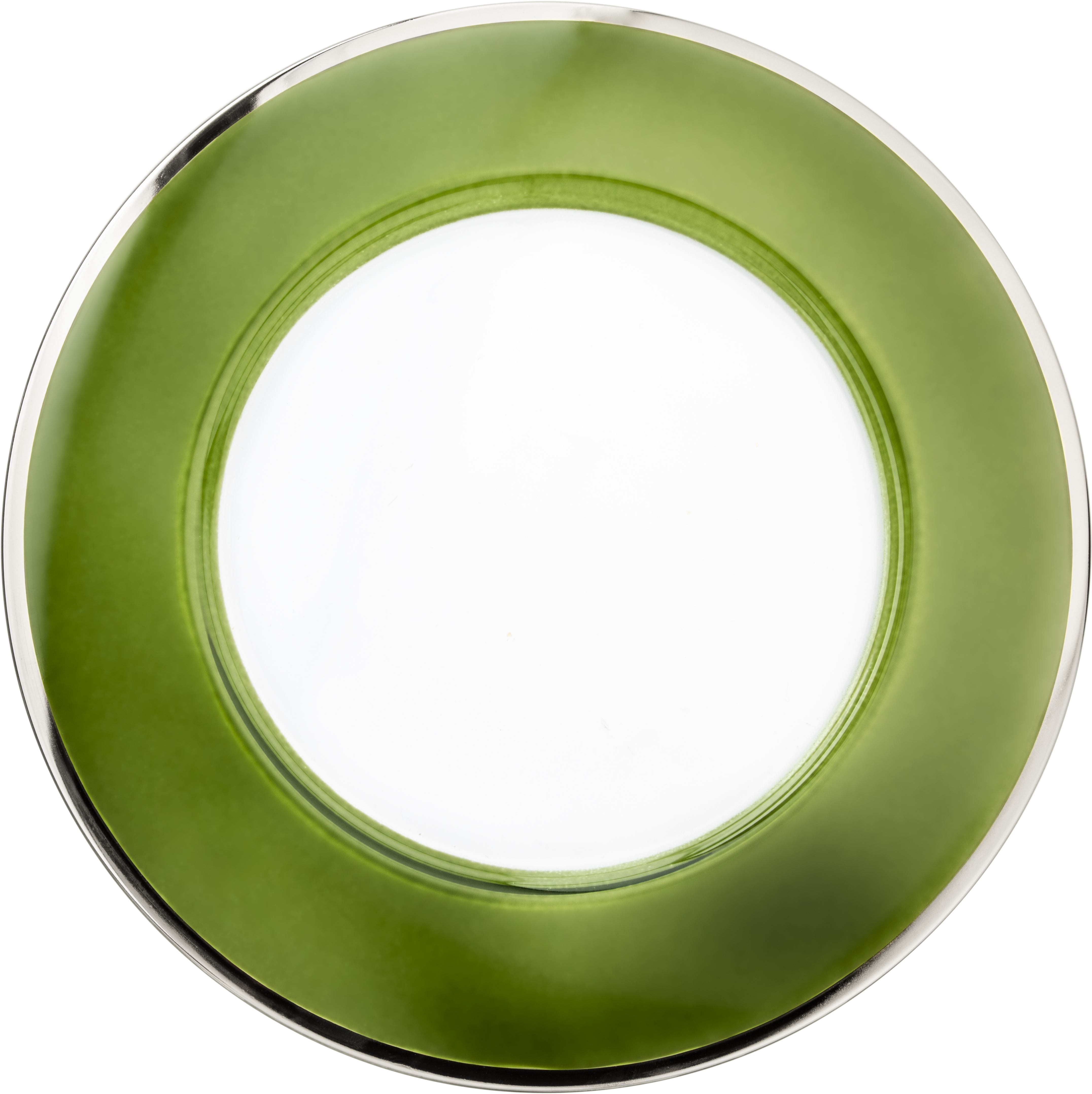 Plate green/platinum Ø 320 mm LIV