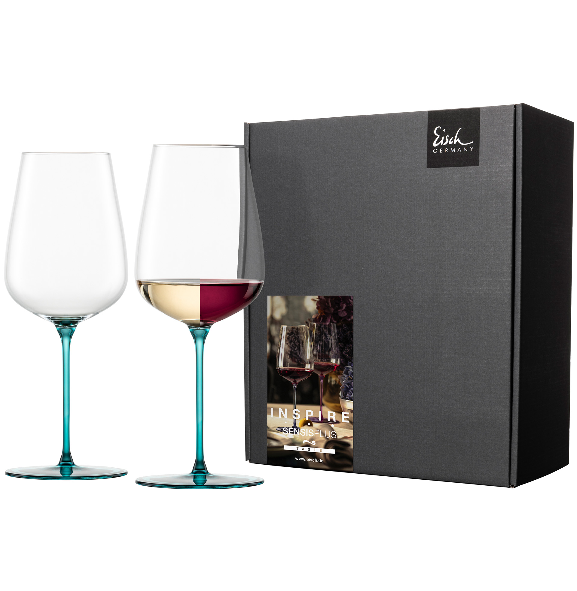 2er Set Allround Weingläser fruchtig & aromatisch aqua INSPIRE SENSISPLUS