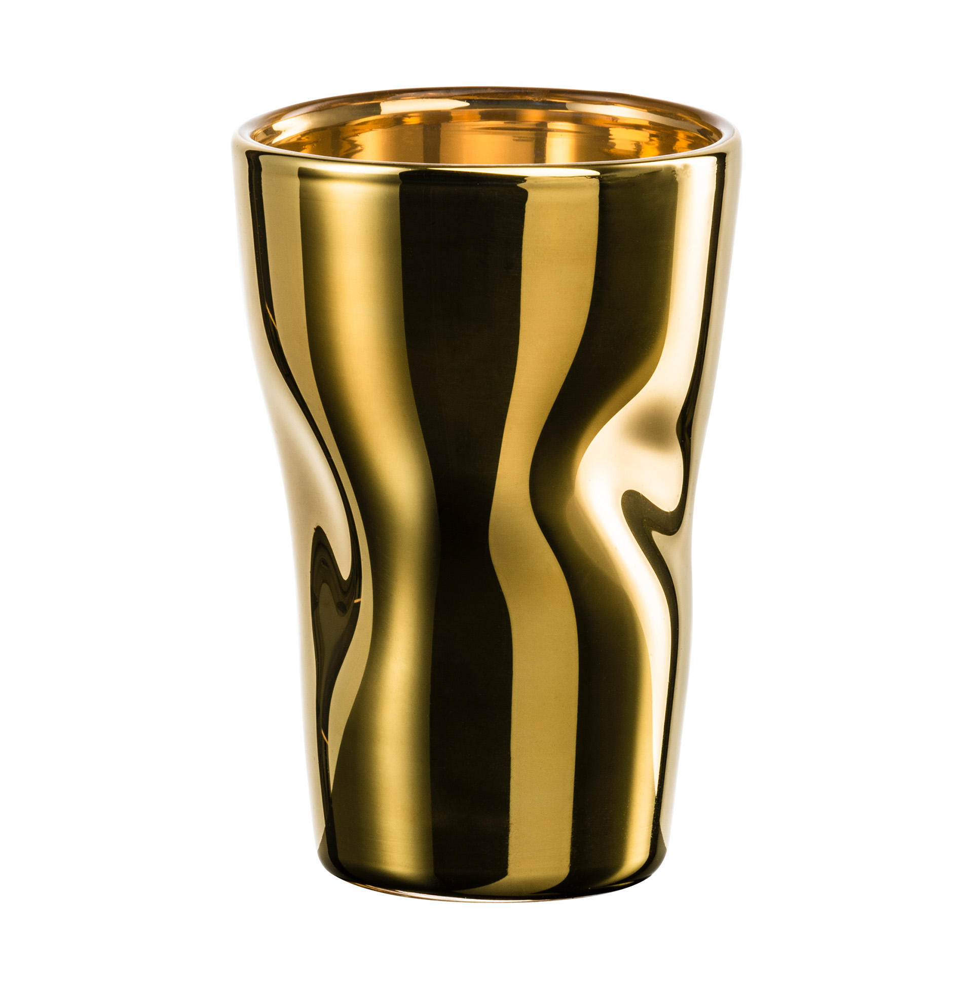 Espresso/mocha glass gold UNIK