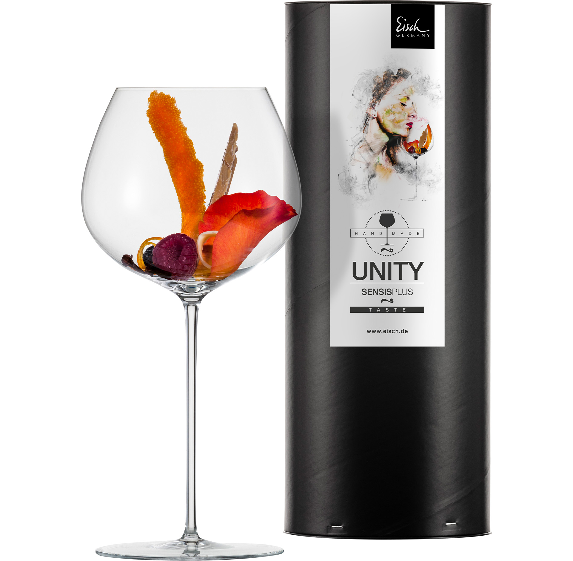 Burgundy glass UNITY SENSISPLUS