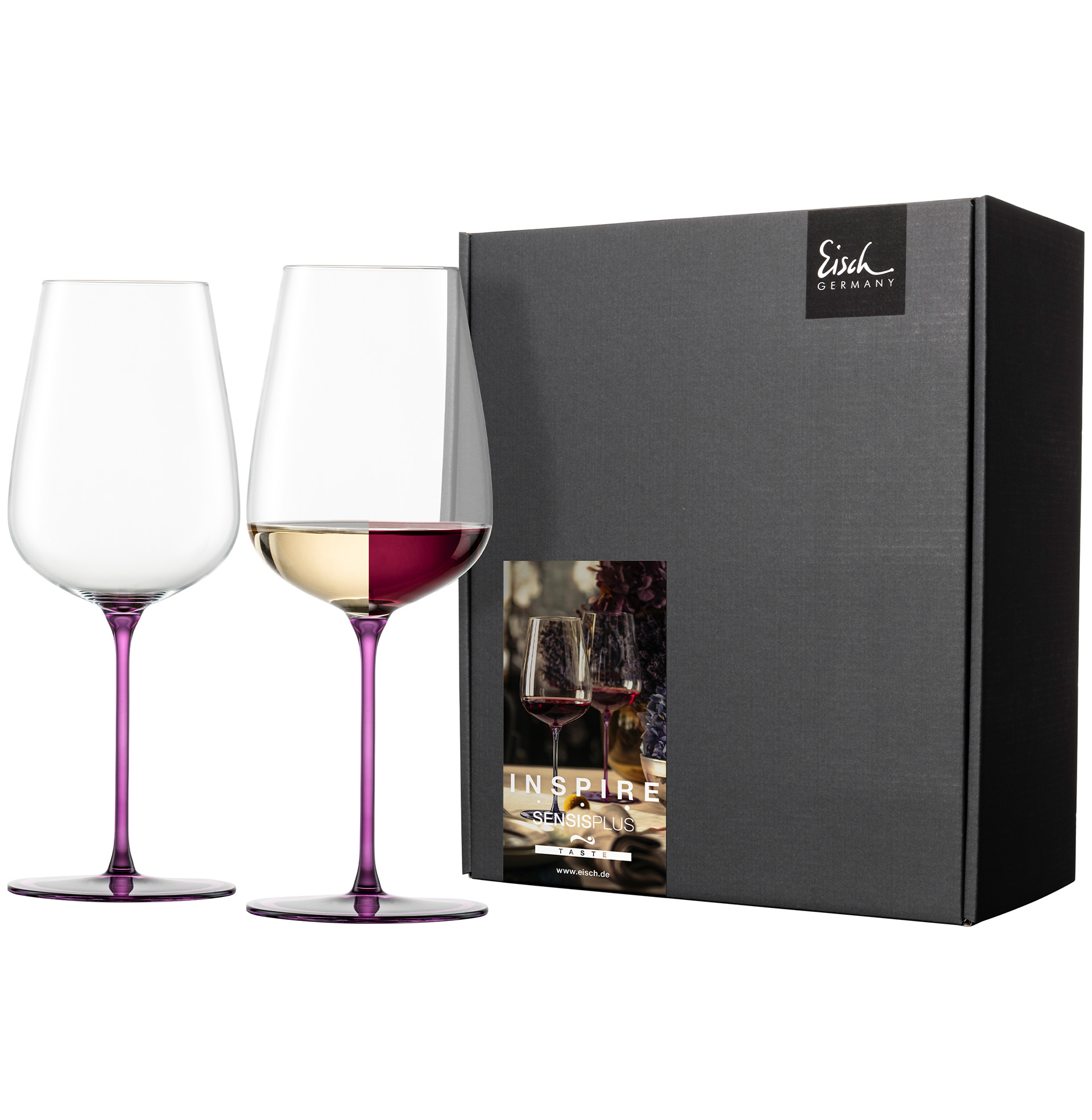 2er Set Allround Weingläser fruchtig & aromatisch mauve INSPIRE SENSISPLUS
