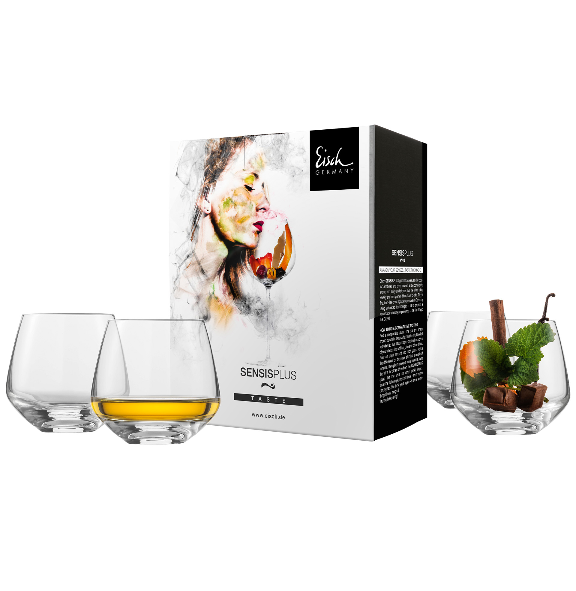 Set of 4 whisky tumblers SKY SENSISPLUS