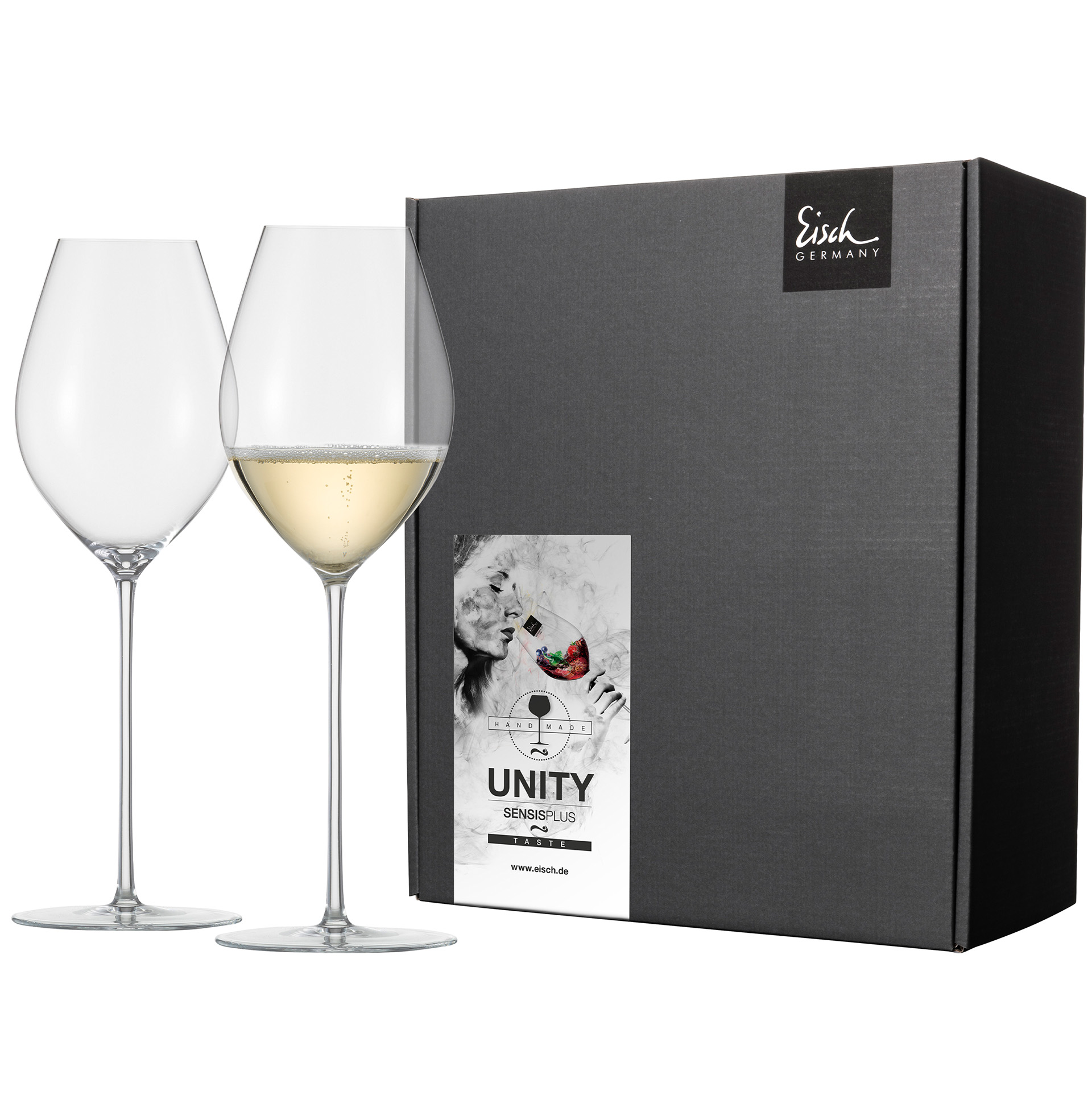 Set of 2 champagne glasses UNITY SENSISPLUS