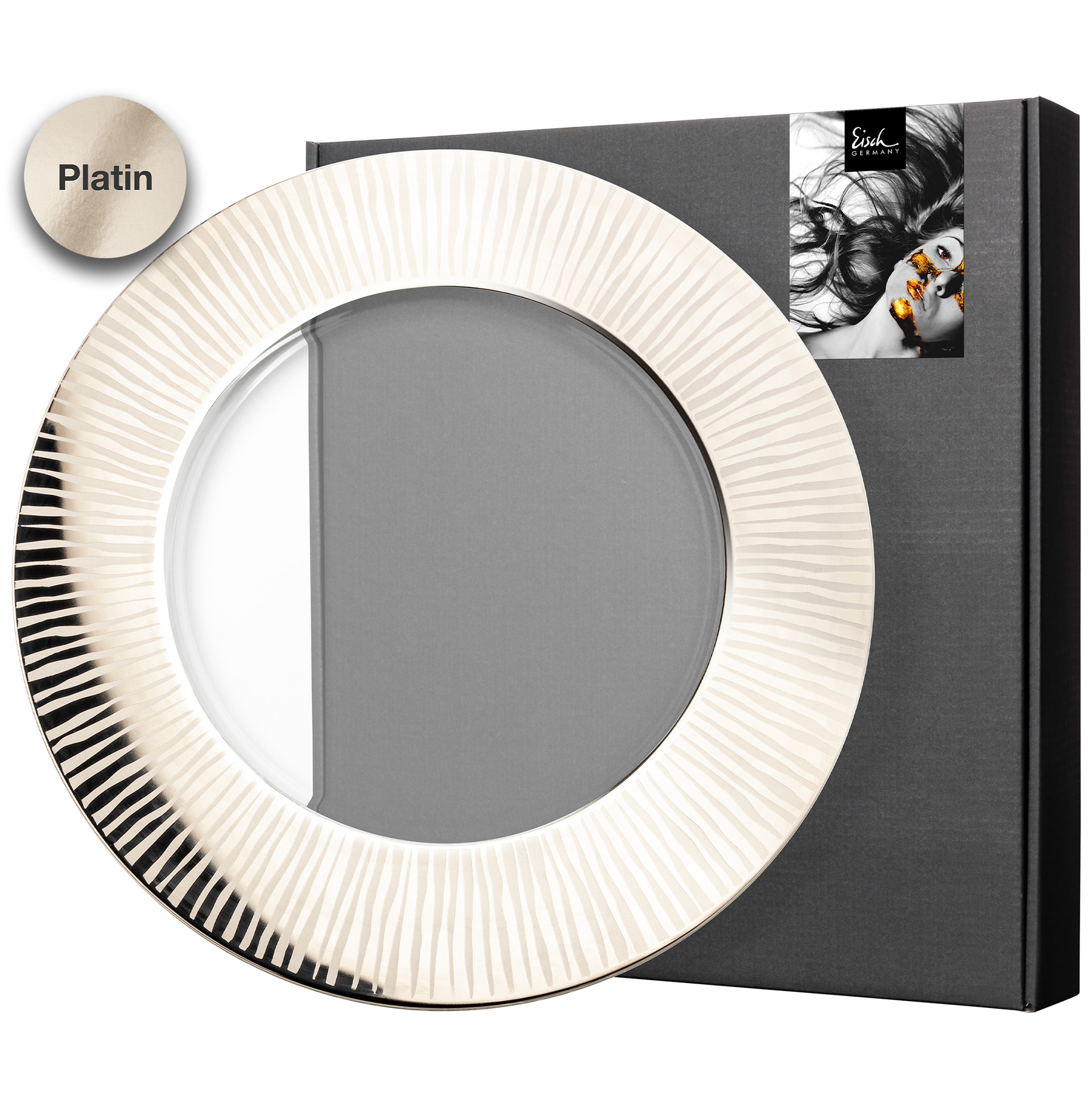Teller platin Ø 320 mm ELIOR