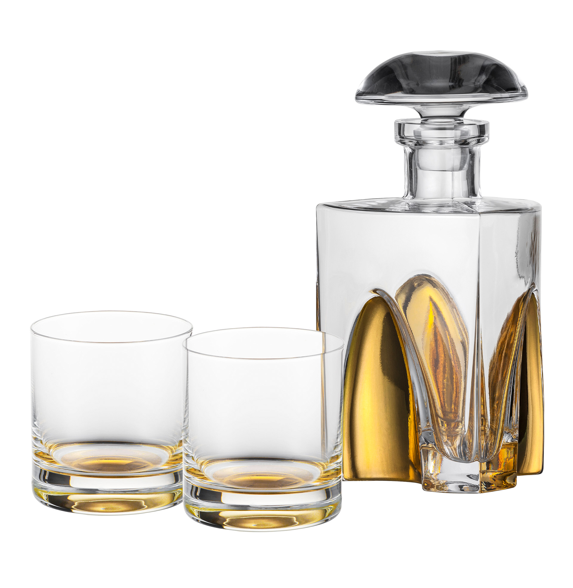 Whisky Set gold No Drop Effect GENTLEMAN