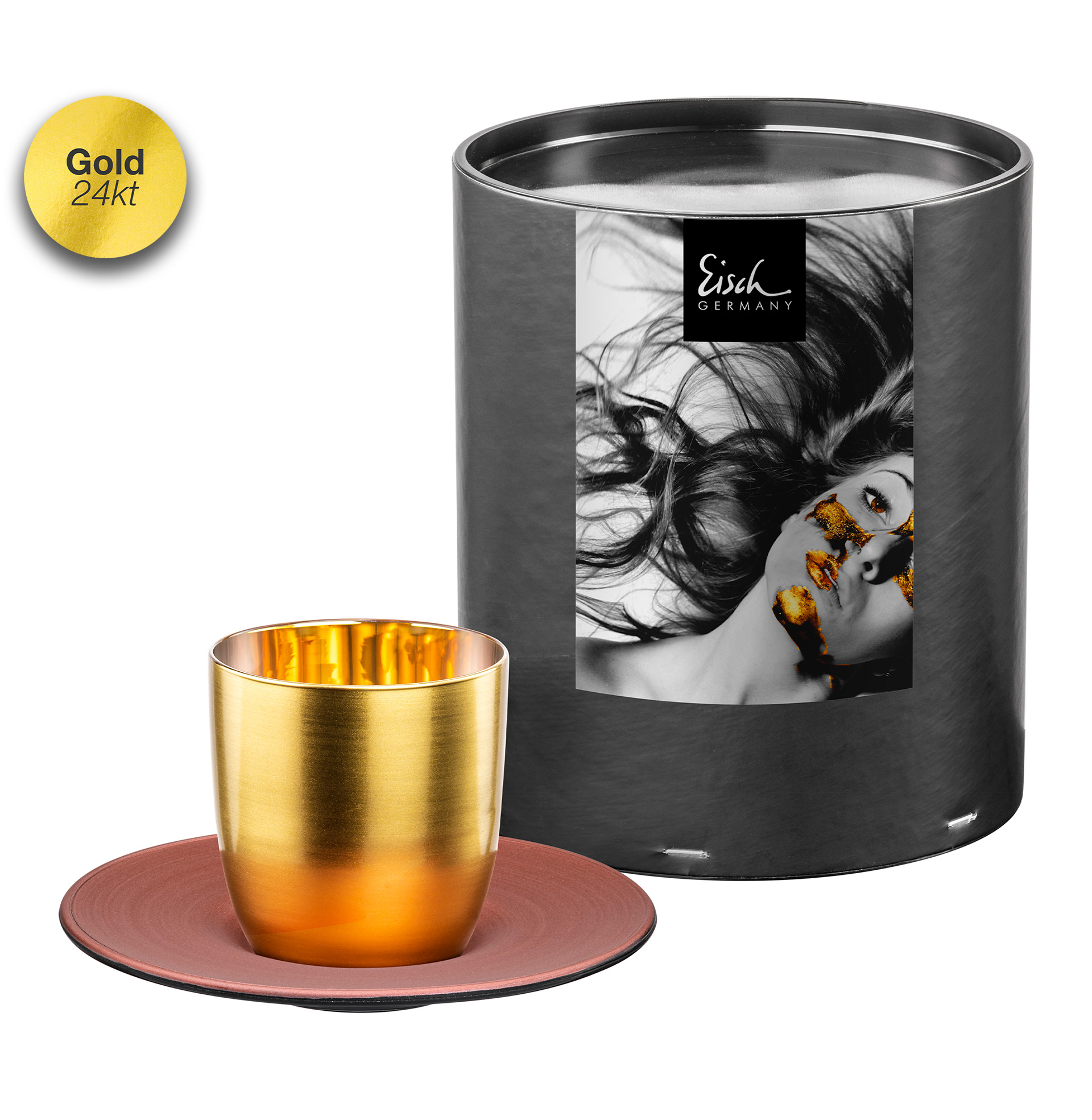 Espresso set gold/copper COSMO COLLECT