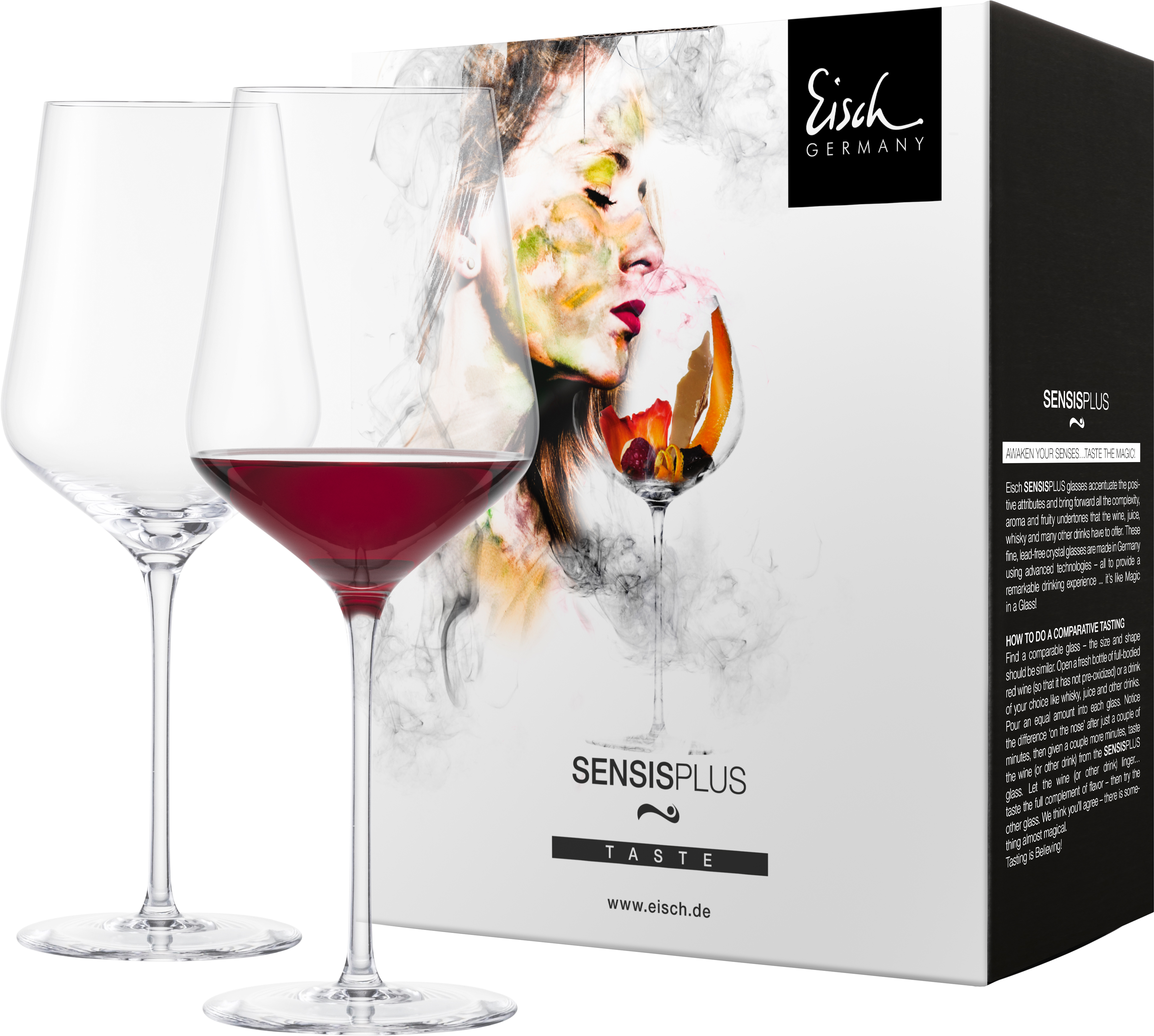 Set of 2 bordeaux glasses SKY SENSISPLUS