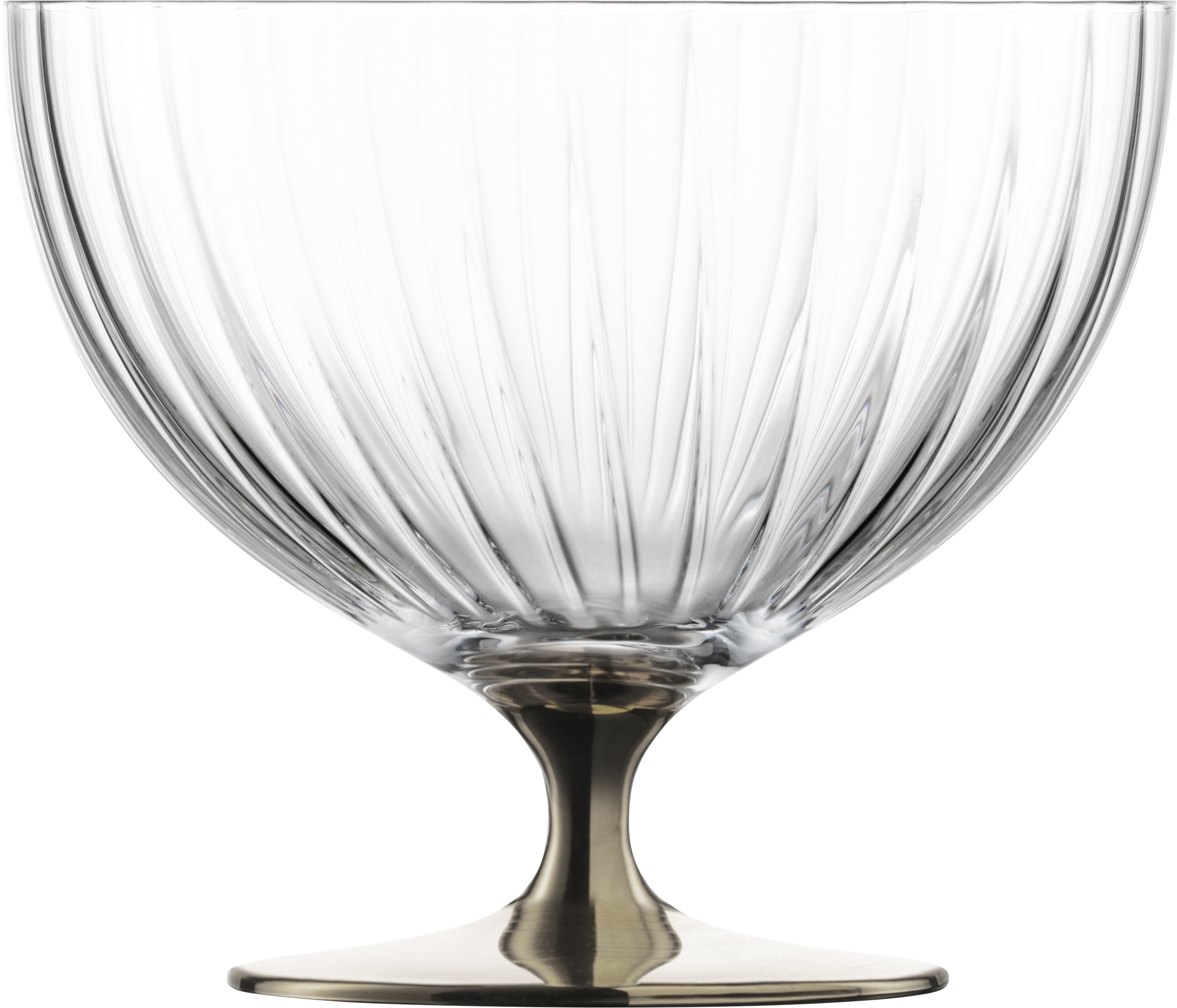 Footed bowl platinum