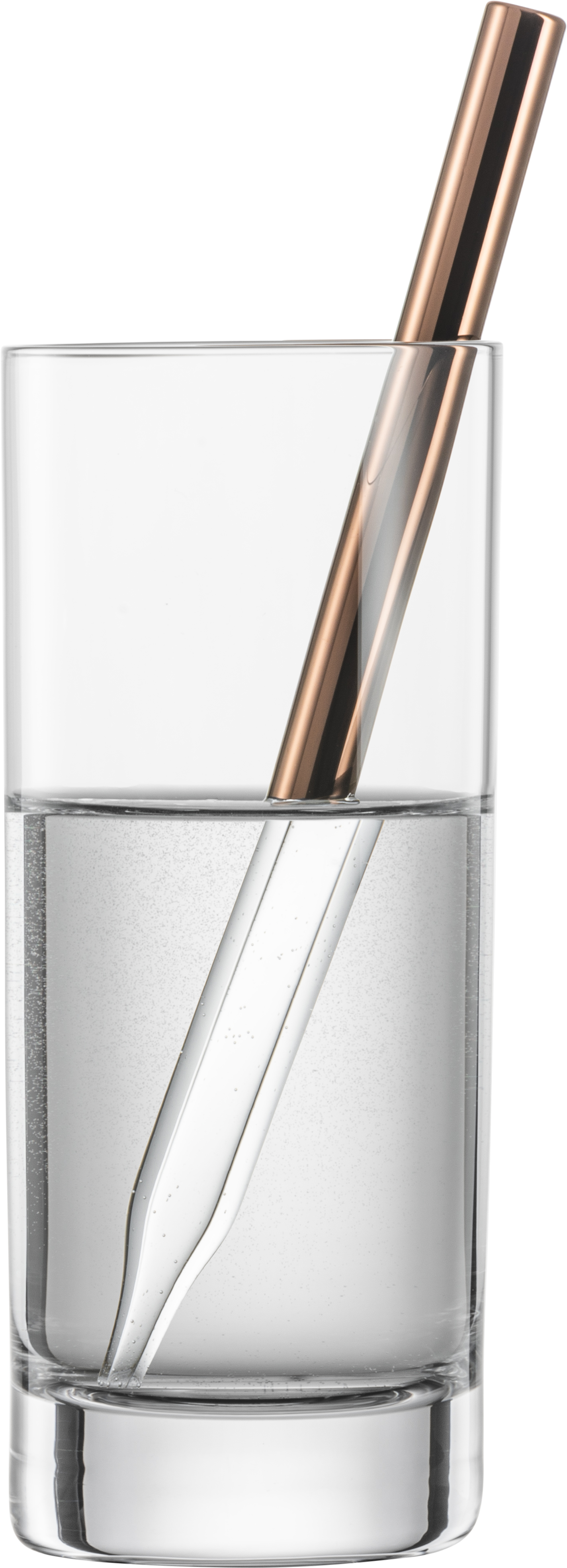 2-piece set whisky / rum pipette copper with glass GENTLEMAN