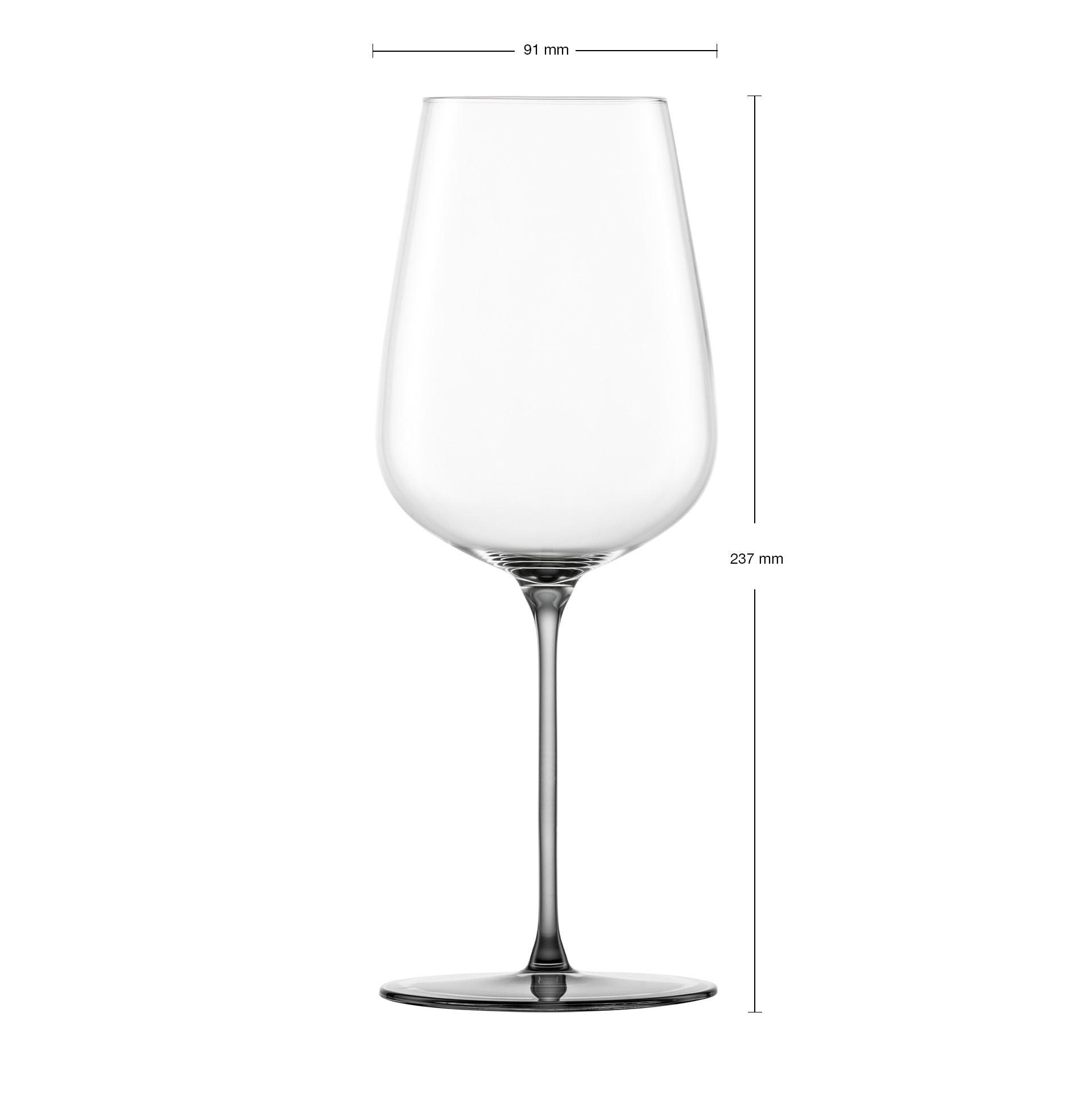 Allround wine glasses fruity & aromatic grey INSPIRE SENSISPLUS