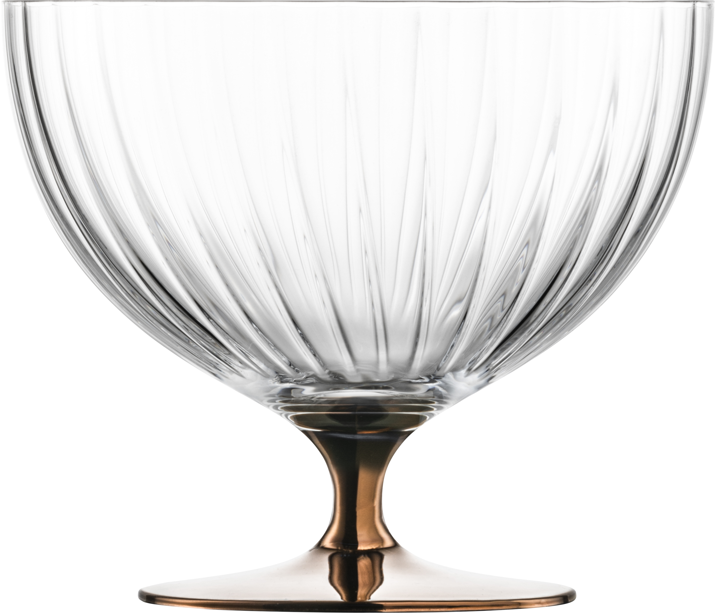 Footed bowl copper