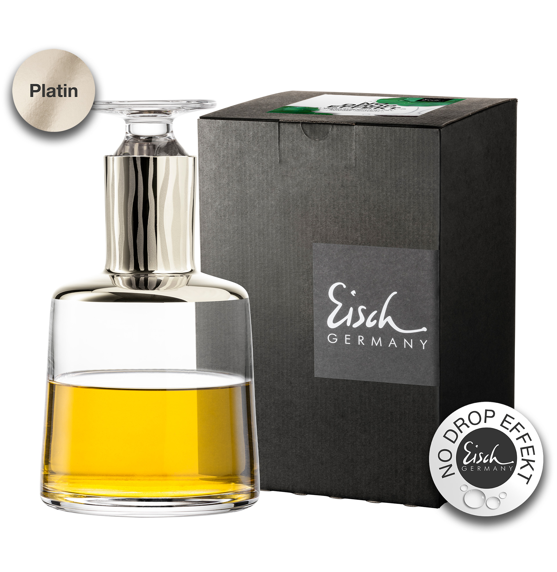 Whisky Karaffe platin No Drop Effekt 0,75l ELIOR