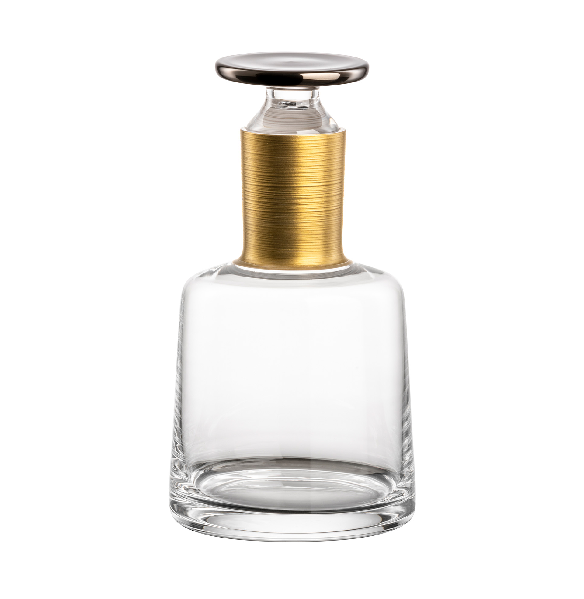Whisky Karaffe gold/platin No Drop Effekt 0,75l HAPTICS
