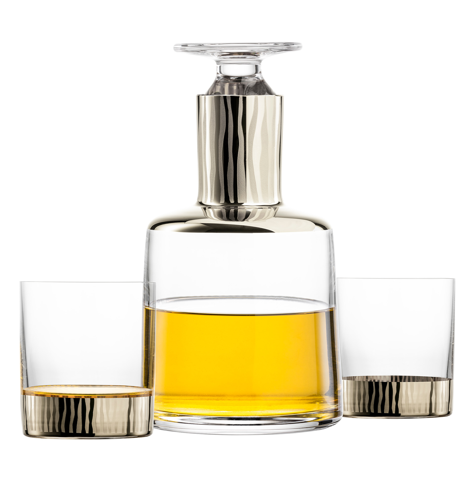 Whisky Set platin No Drop Effekt ELIOR