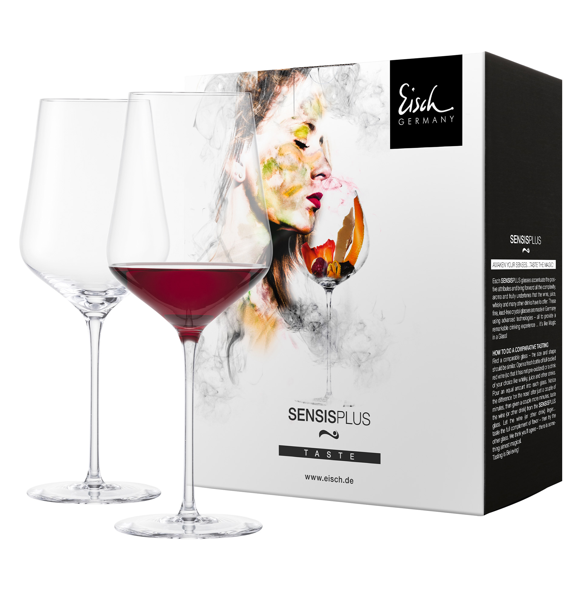 Set of 2 bordeaux glasses SKY SENSISPLUS