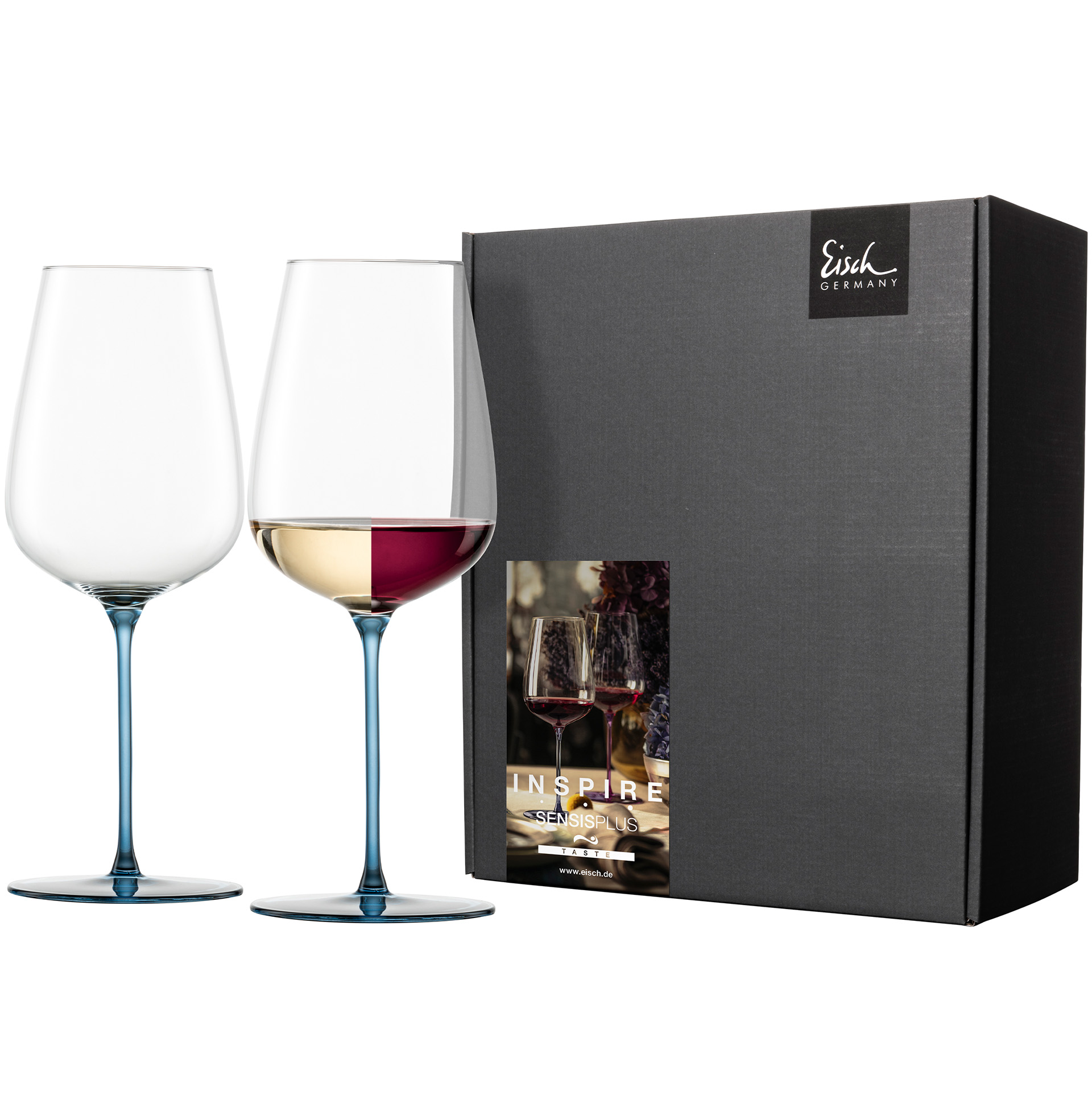 2er Set Allround Weingläser fruchtig & aromatisch blau INSPIRE SENSISPLUS