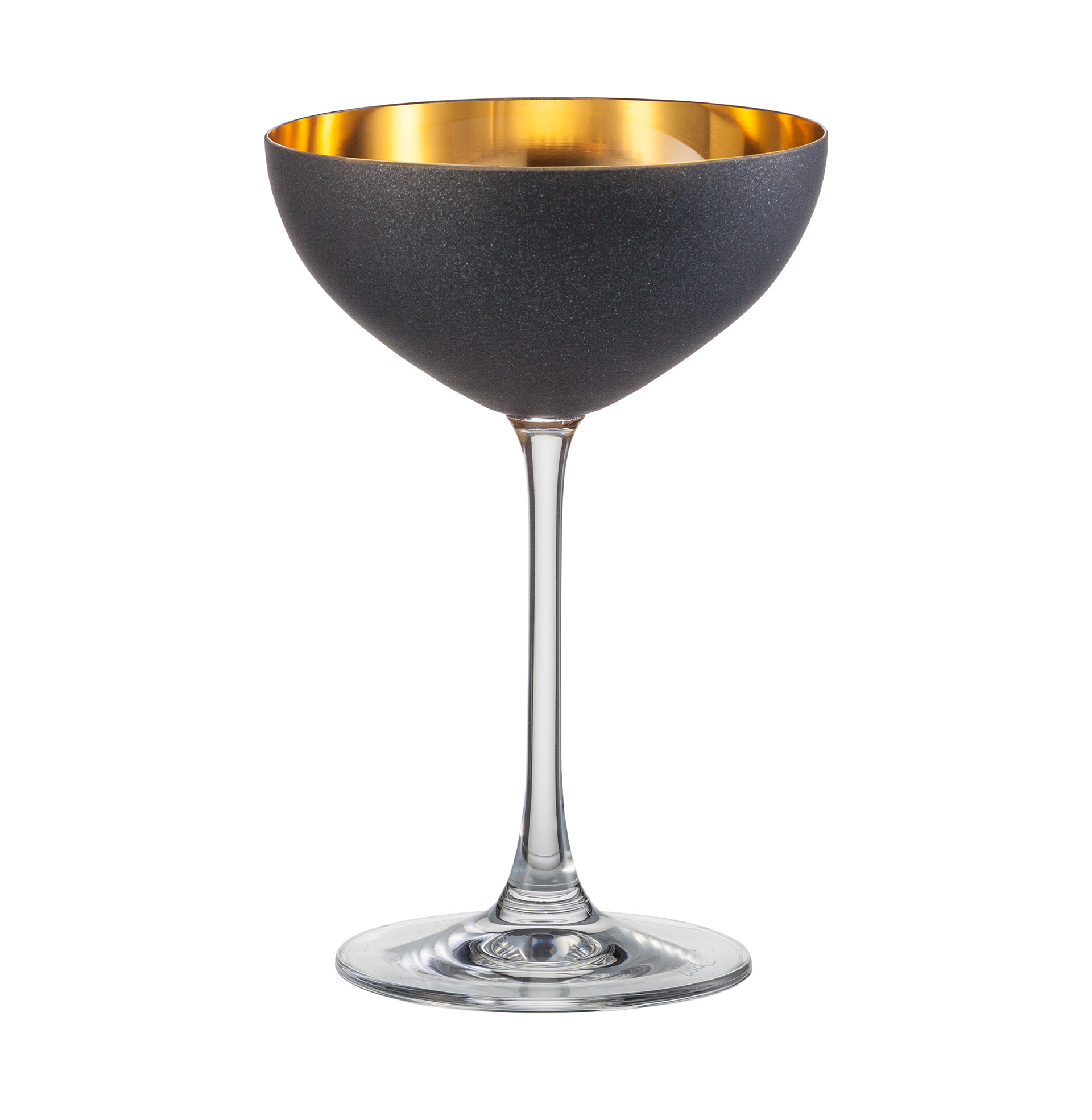 Dessert bowl black/gold COSMO