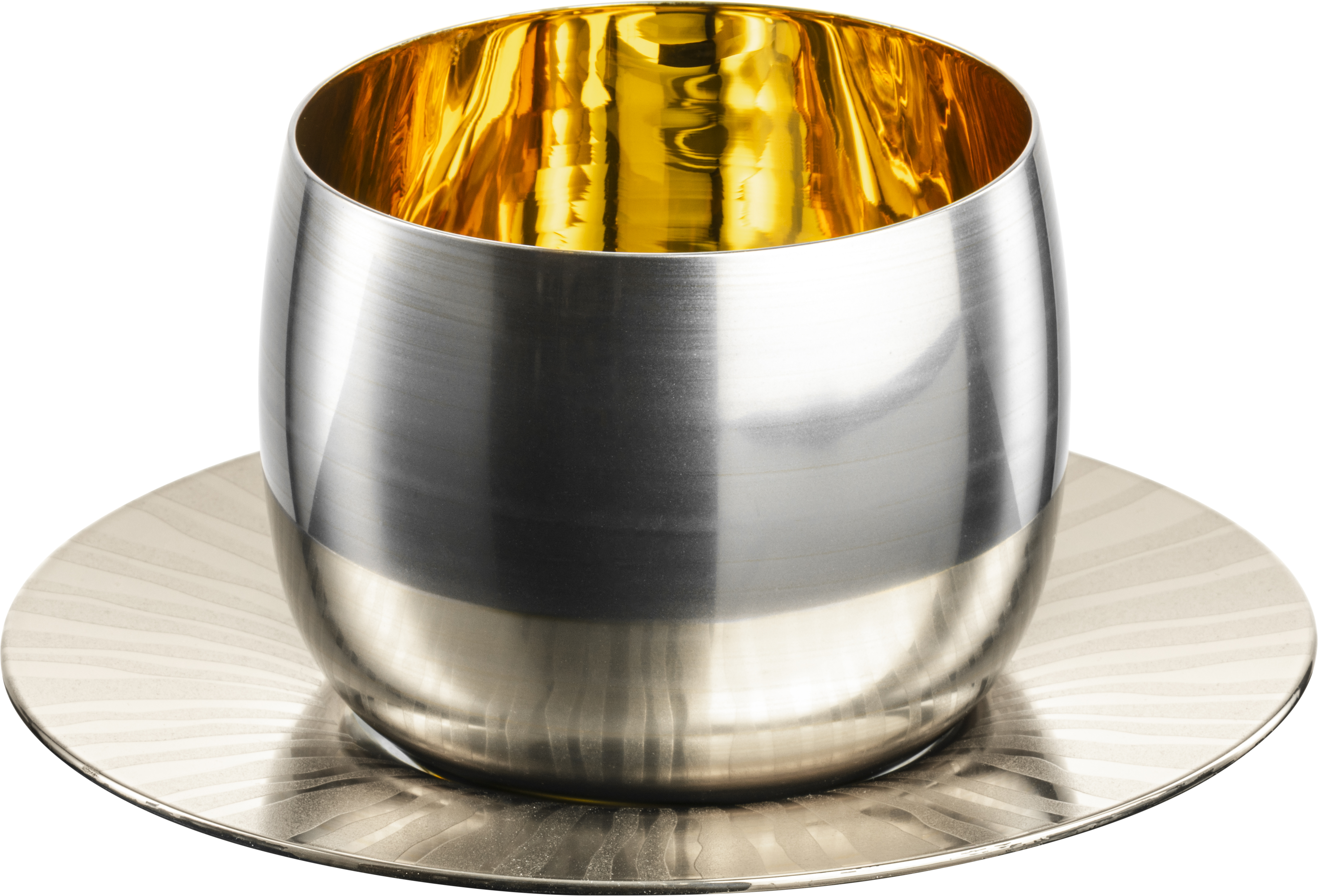 Cappuccino set platinum/gold COSMO