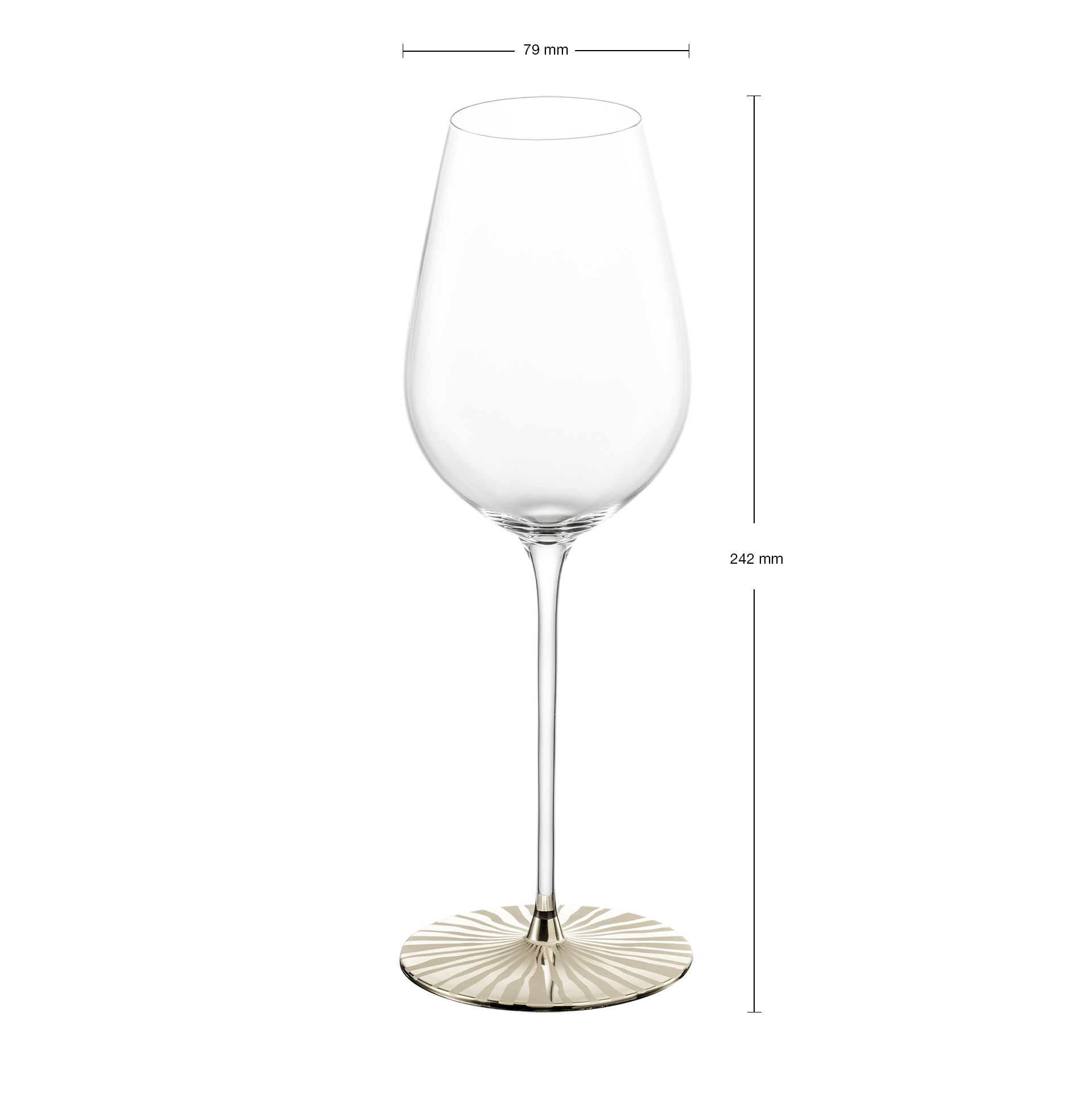 Allround wine glasses refreshing & light platinum ELIOR SENSISPLUS