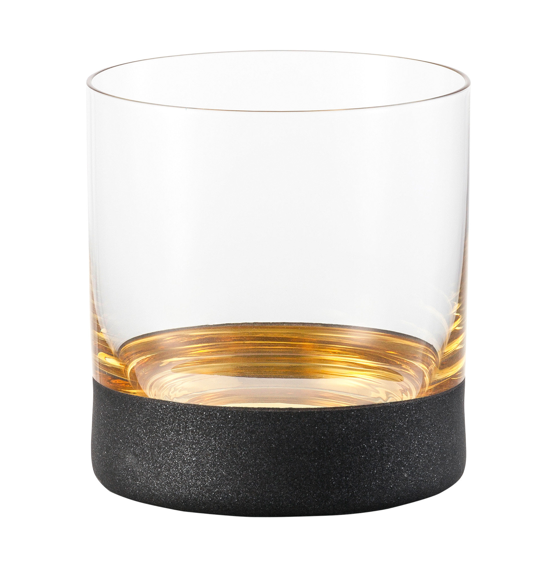 Whiskygläser schwarz/gold COSMO