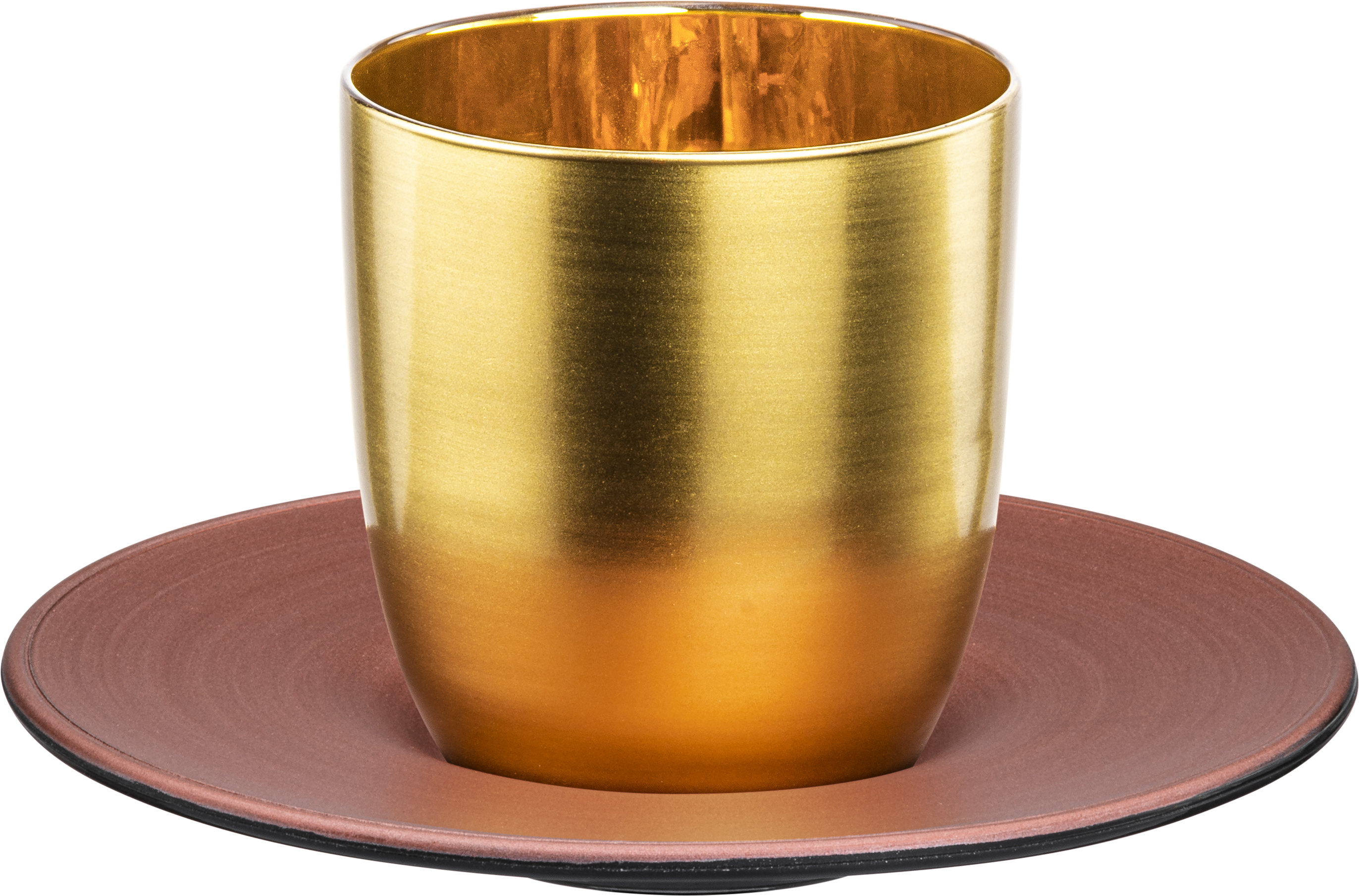 Espresso set gold/copper COSMO COLLECT