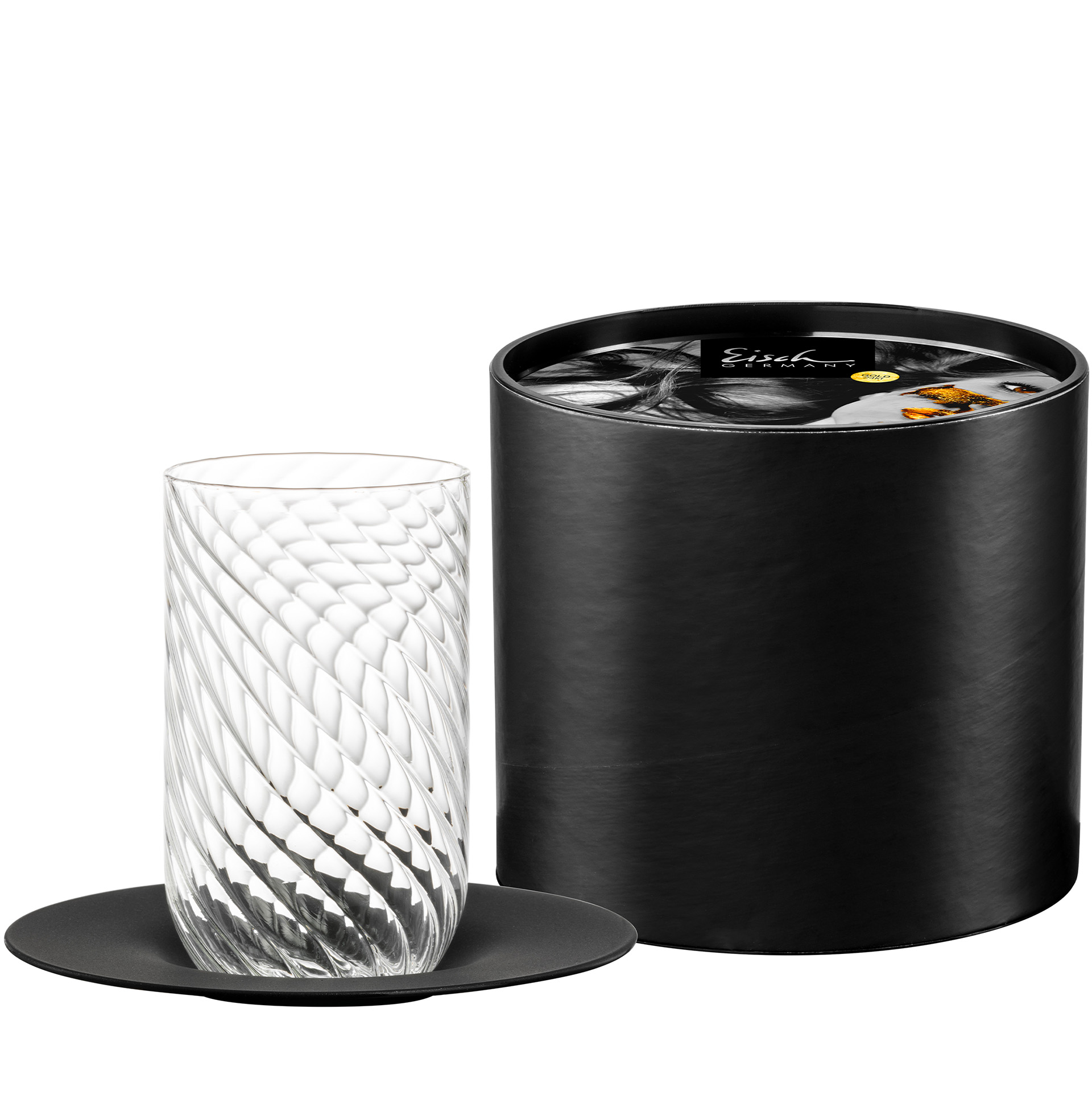 Latte macchiato set black TWIST