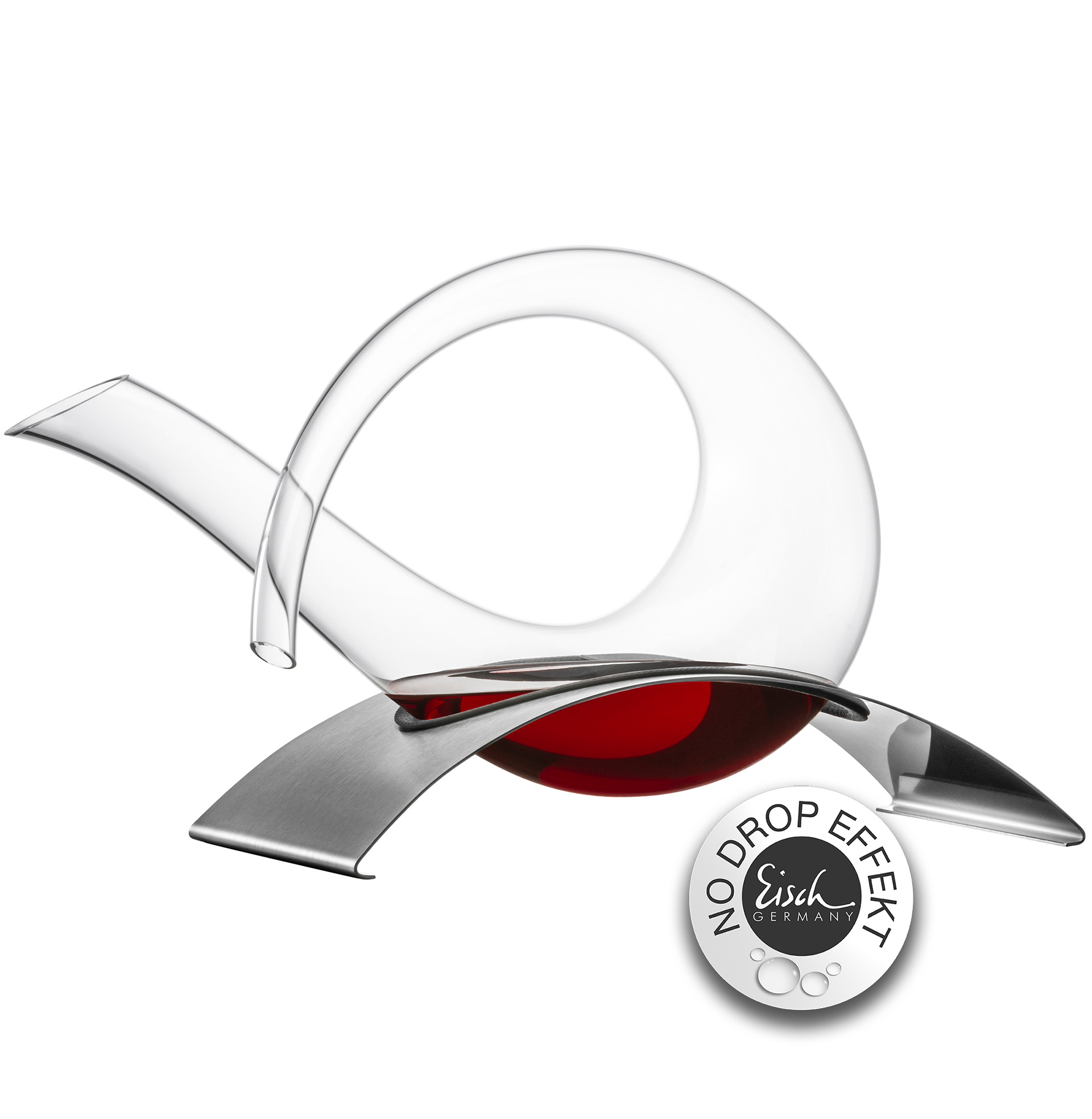 Decanter No Drop Effect on stainless steel base 0,75l EDITION 1