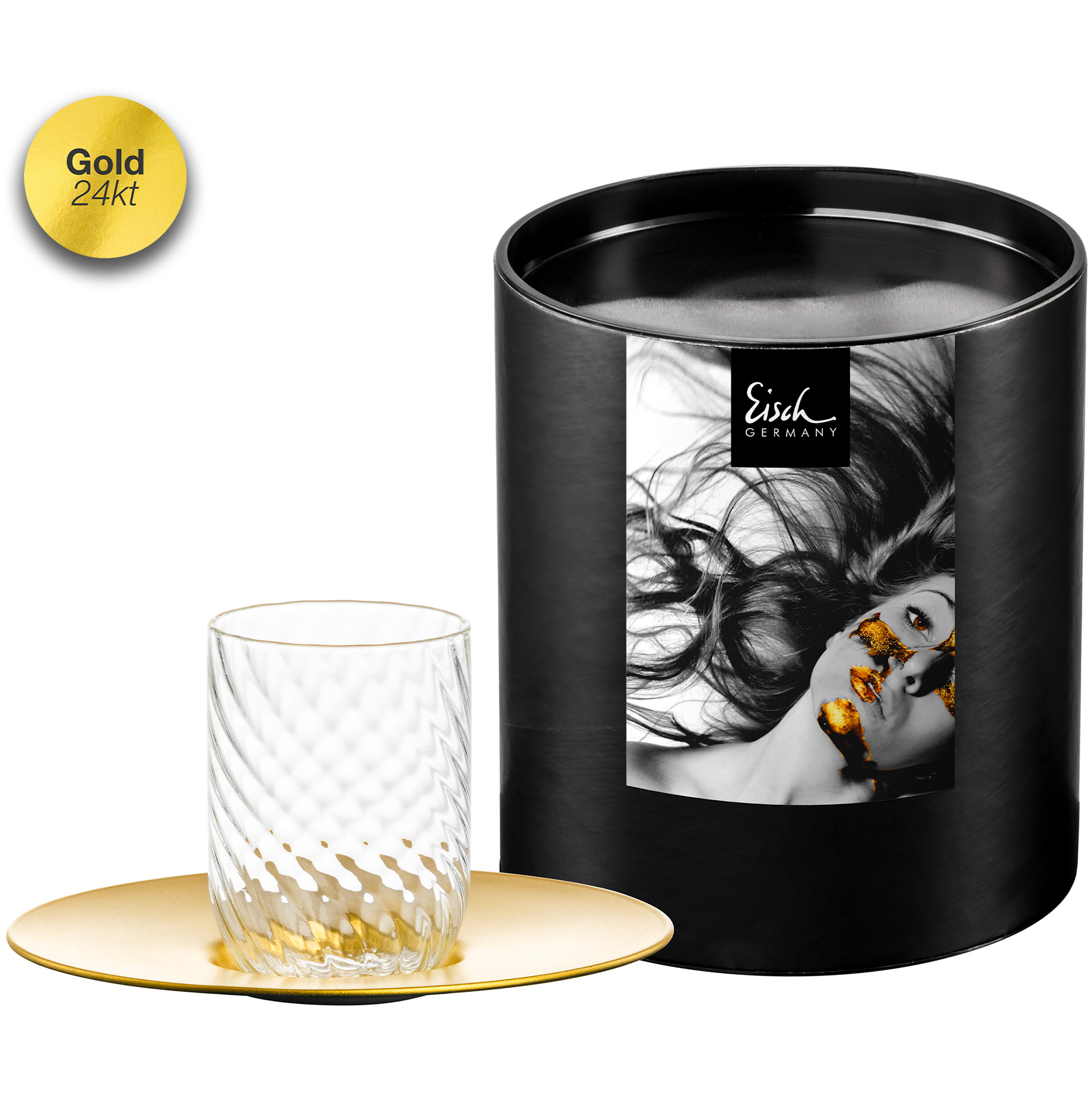 Espresso set gold TWIST
